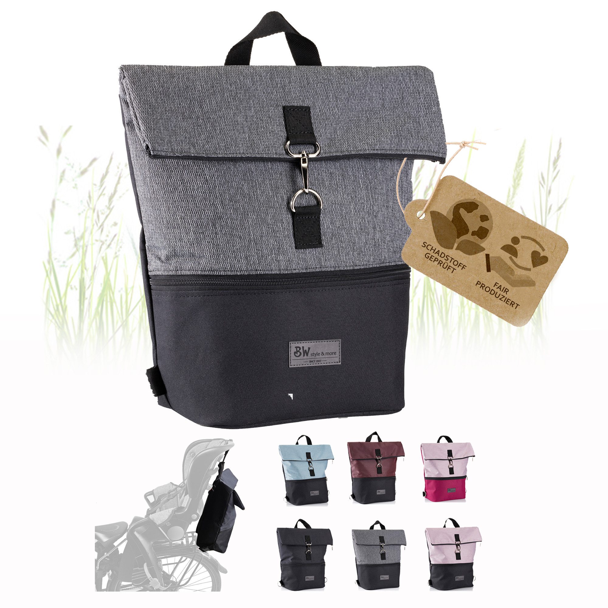 Fahrradtasche Fahrradtasche Rucksack für Kinderfahrradsitz universal