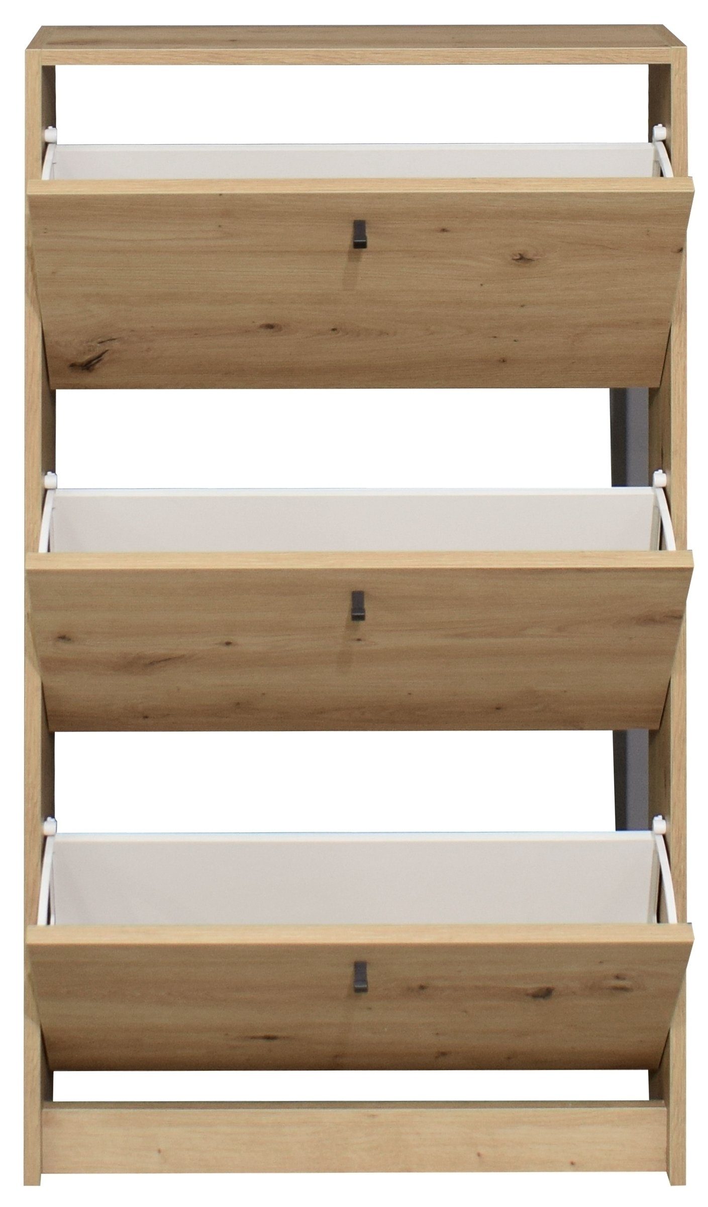 Mäusbacher Schuhkipper in asteiche, Holzwerkstoff - 60x104x16cm (BxHxT)