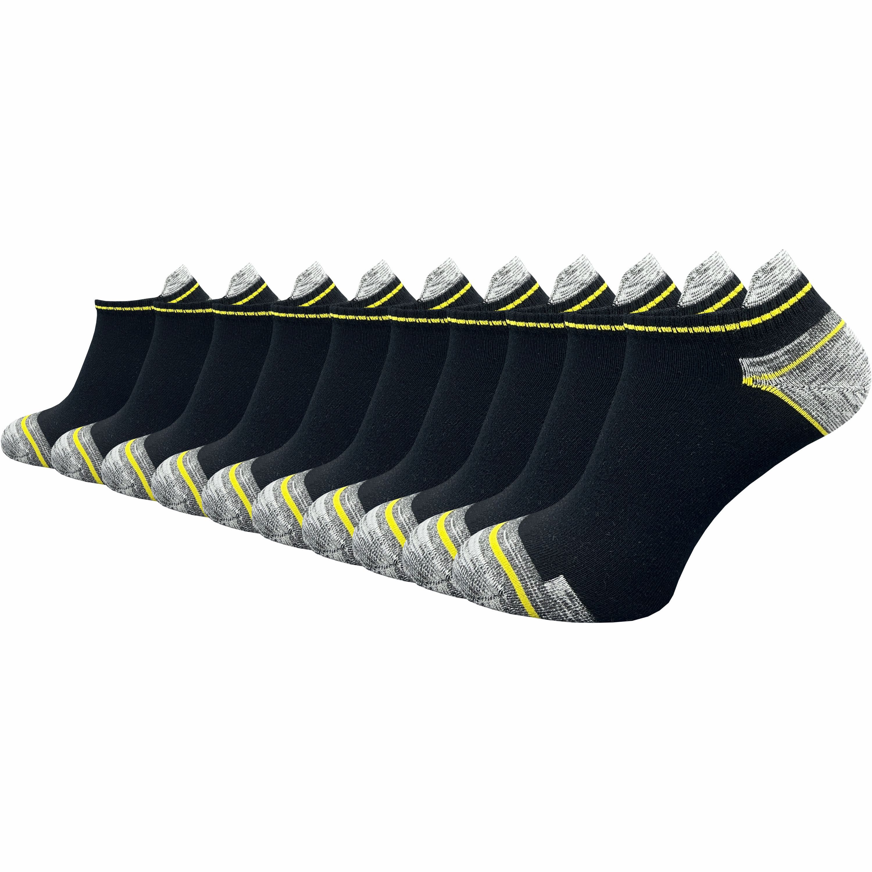 GAWILO Arbeitssocken - kurz - Sneaker Socken "WORK" mit viel Baumwolle (10 Paar) mit extra verstärkten Belastungszonen für eine lange Haltbarkeit