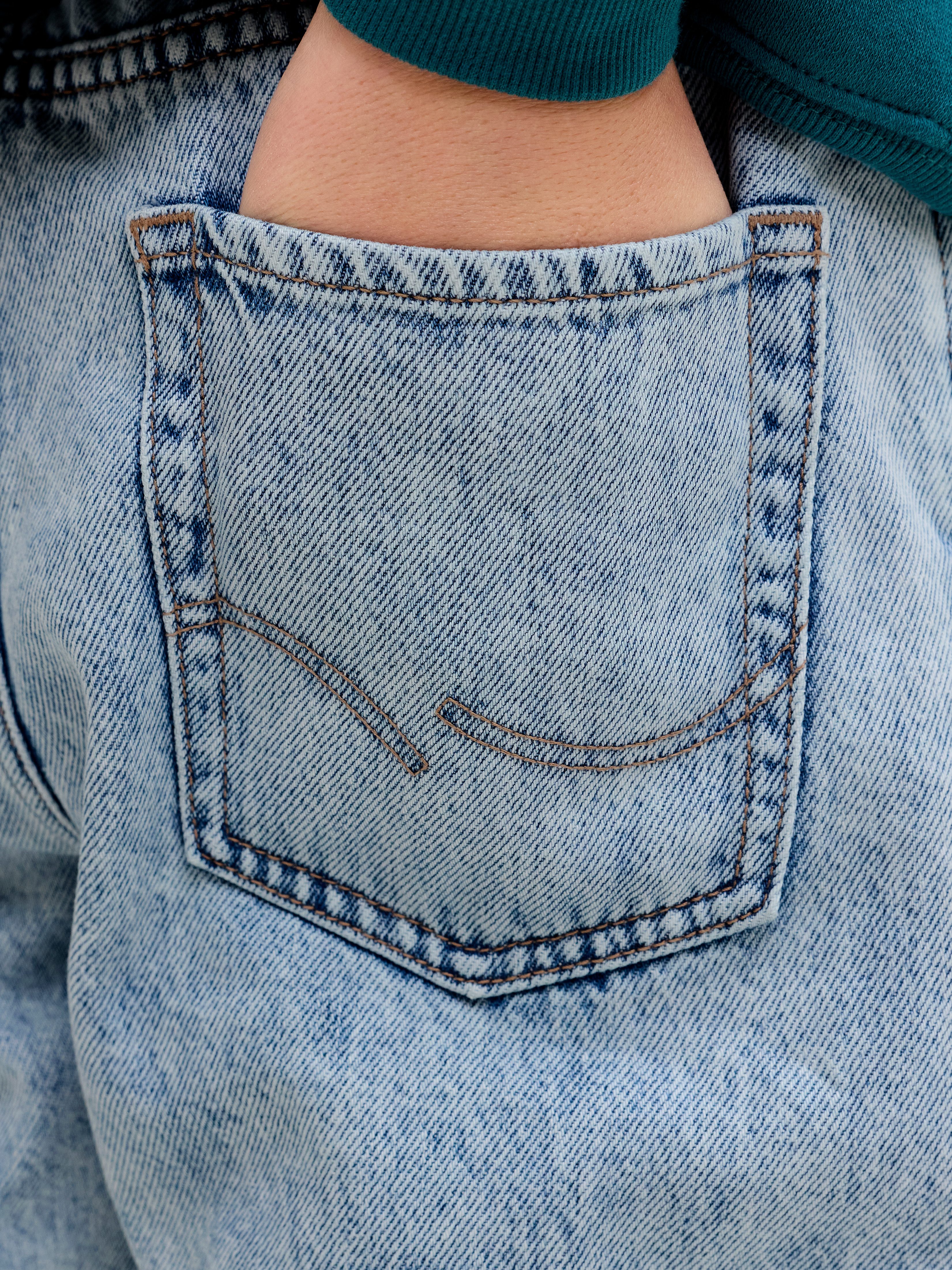 Jack & Jones Junior Relax-fit-Jeans JJICHRIS JJORIGINAL AKM 932 SN JNR