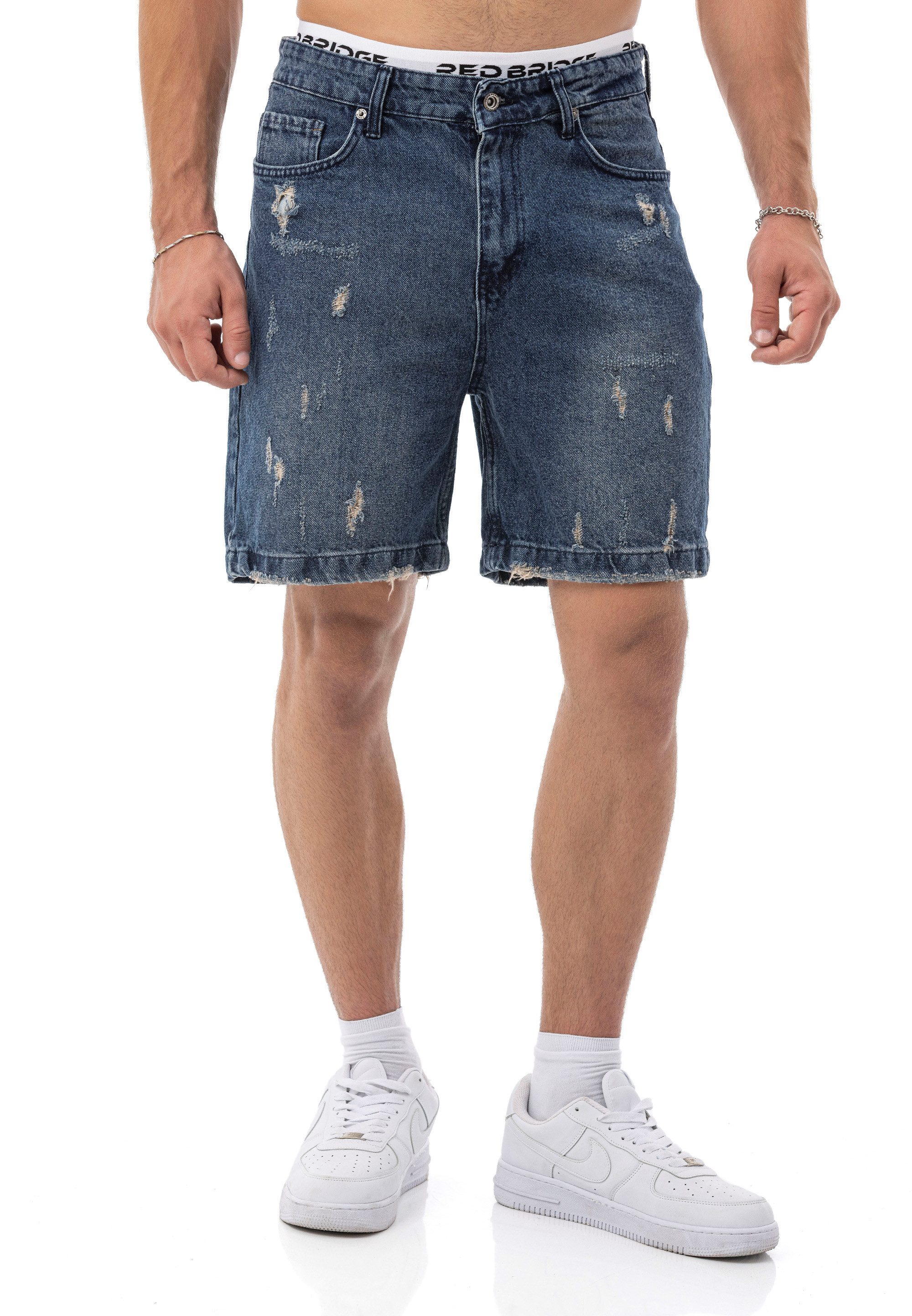 RedBridge Jeansshorts mit Destroy-Details – Kurze Hose, 5-Pocket, Regular Fit – Bild 2 von 5