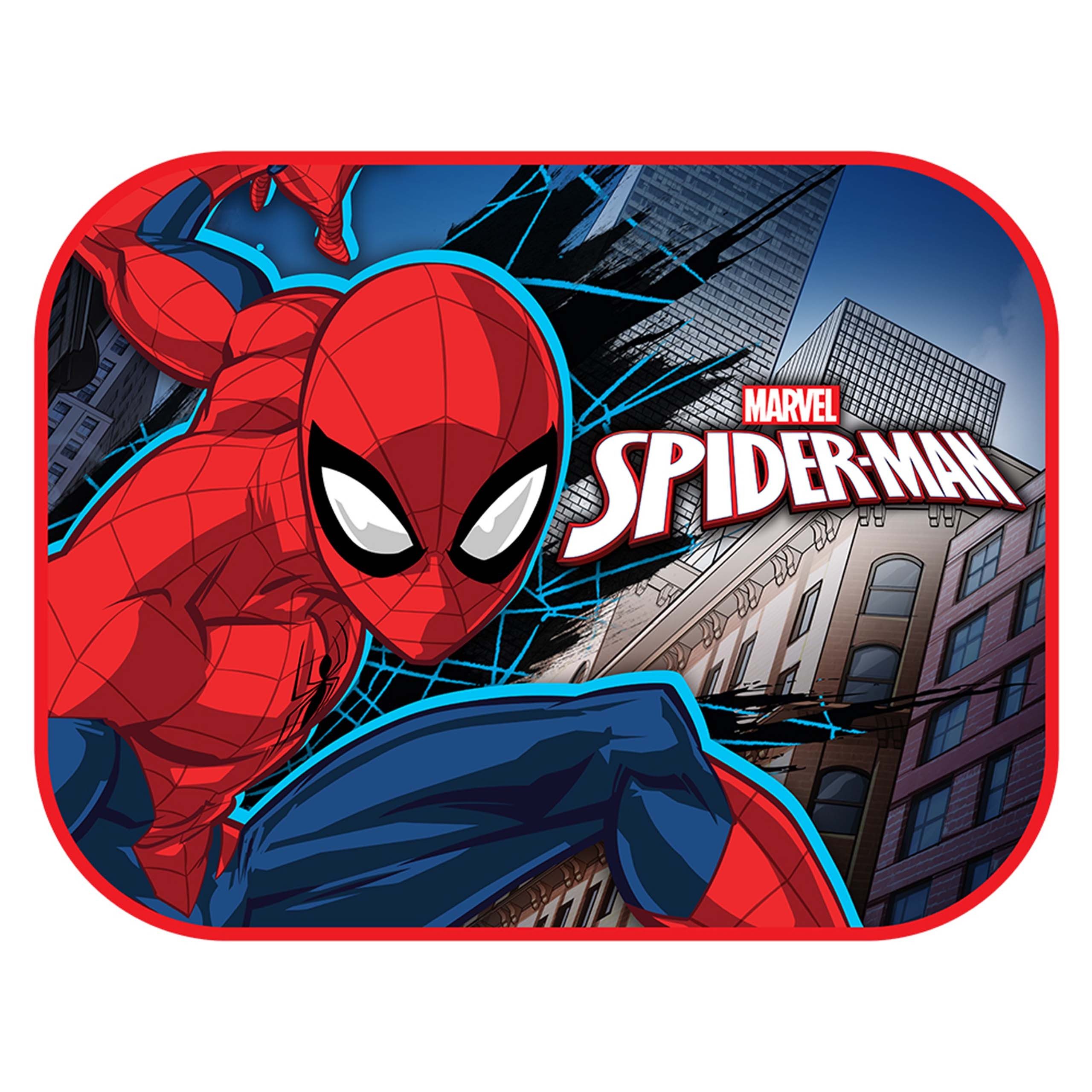 MARVEL Autosonnenschutz MARVEL Spider-Man Sonnenschutz für das Auto mit Saugnäpfen SET 2 Stück