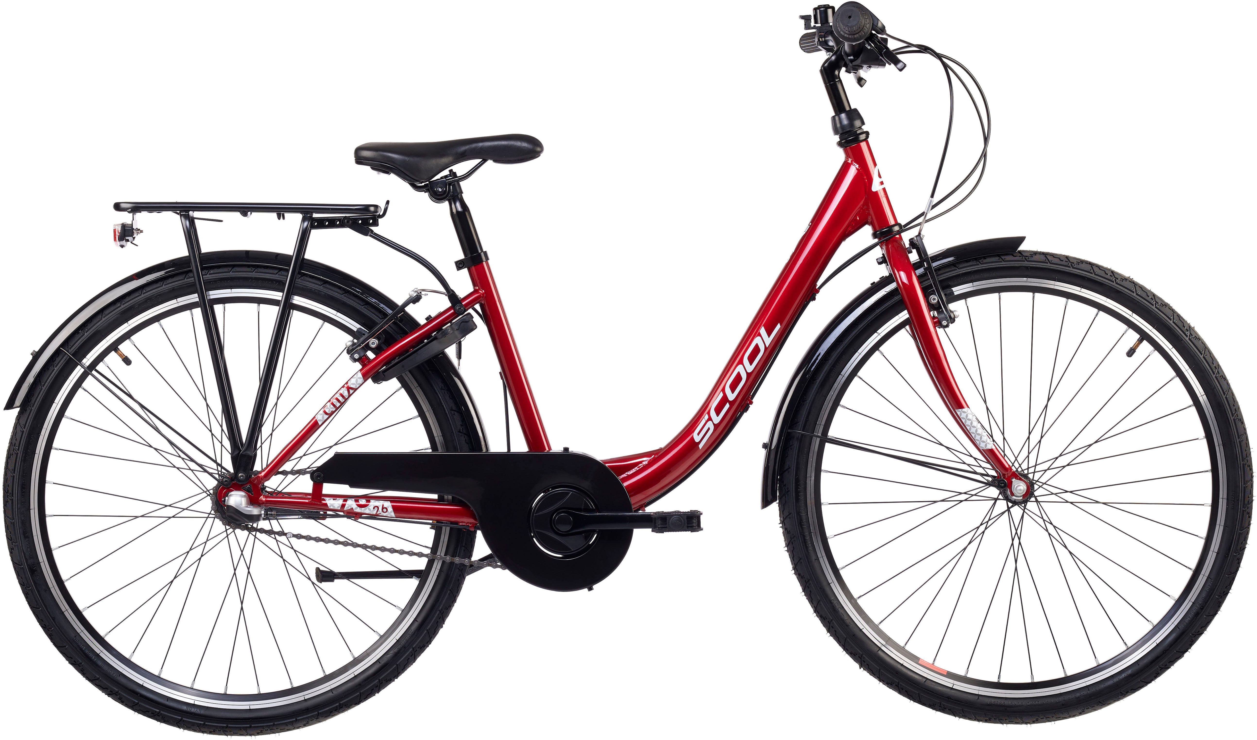 S’COOL Jugendfahrrad S'COOL chiX, 3 Gang Shimano, Nabenschaltung