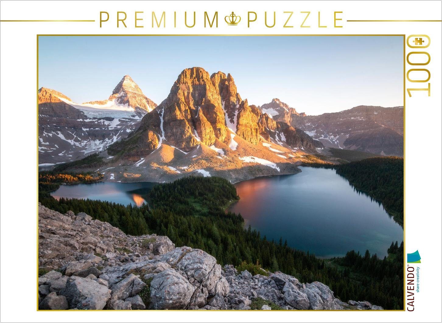 CALVENDO Puzzle CALVENDO Puzzle Mount Assiniboine 1000 Teile Lege-Größe 64 x 48 cm Foto-Puzzle Bild von Christoph Schaarschmidt, 1000 Puzzleteile