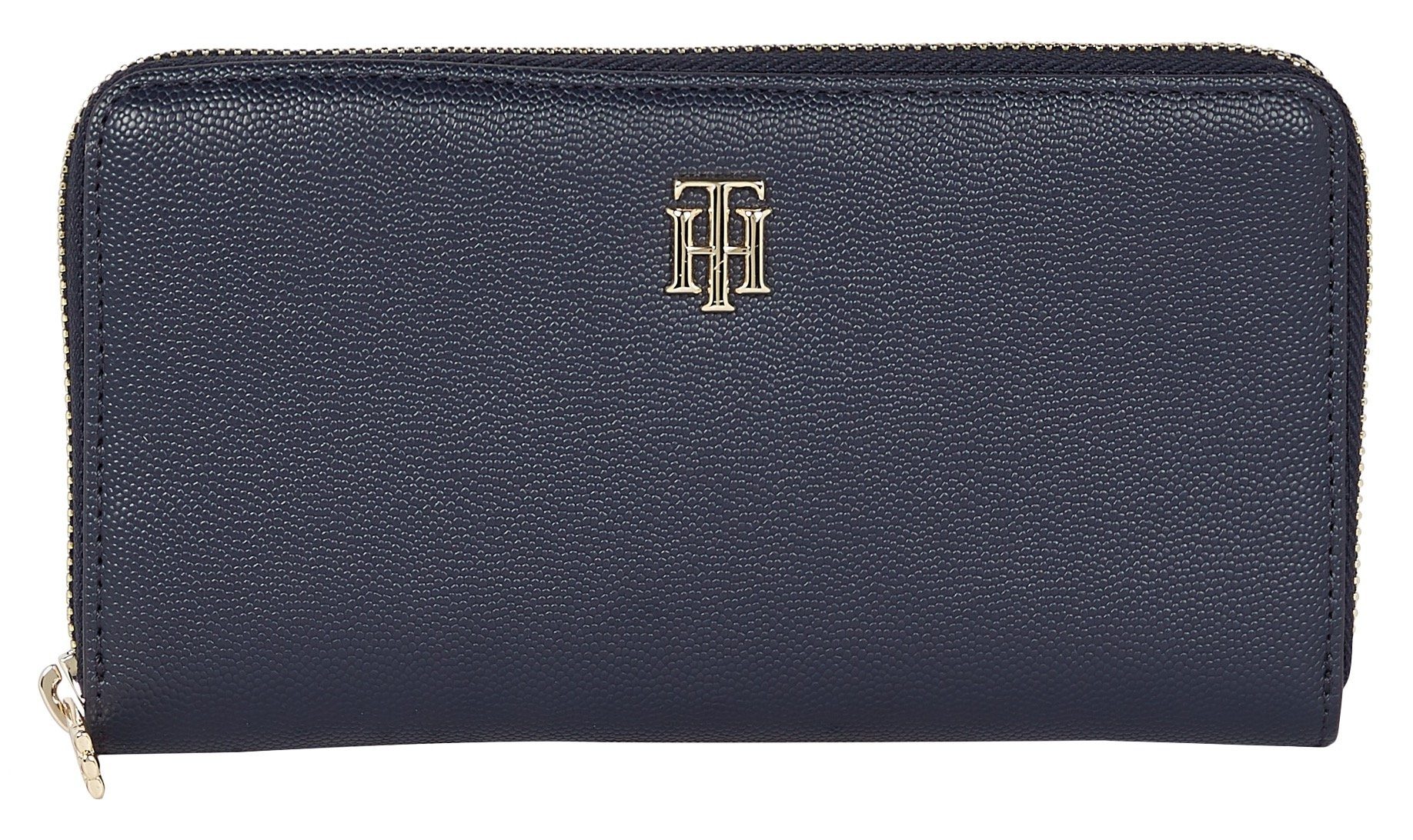 Tommy Hilfiger Geldbörse TH TIMELESS LARGE ZA, im praktischen Format Space-Blue