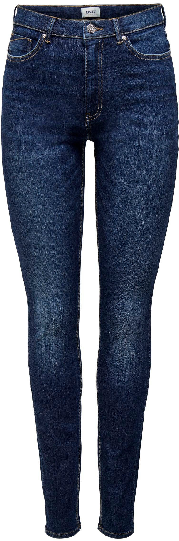 ONLY Skinny-fit-Jeans ONLPAOLA – Extra-eng geschnittene Jeans mit figurformender Silhouette skinny fit, modisch, Denim, Baumwollmischung. Reduzierter Preis € 29,99. Unverbindliche Preisempfehlung € 49,99