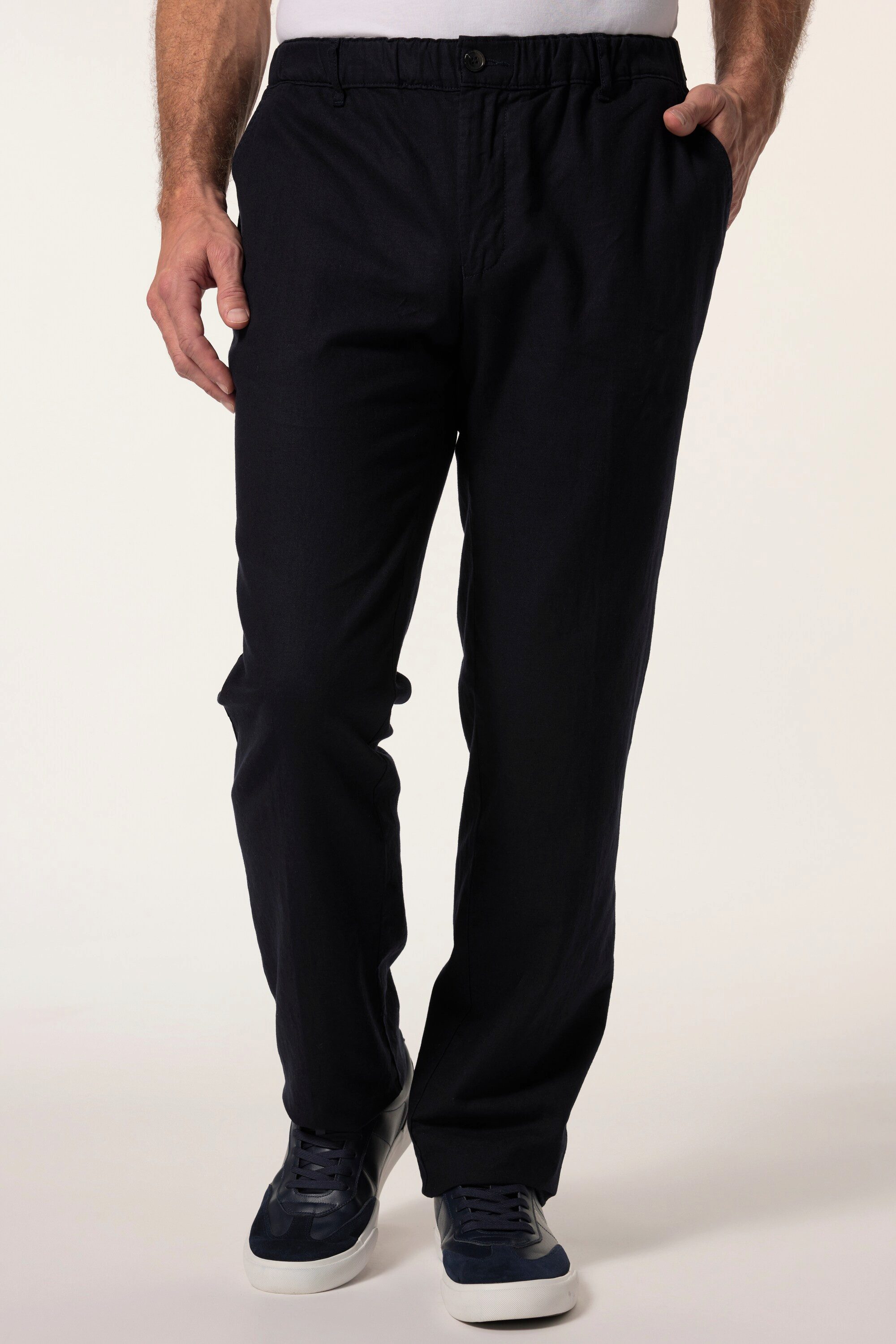 Boston Park 5-Pocket-Jeans Boston Park Leinenmix-Hose günstig online kaufen