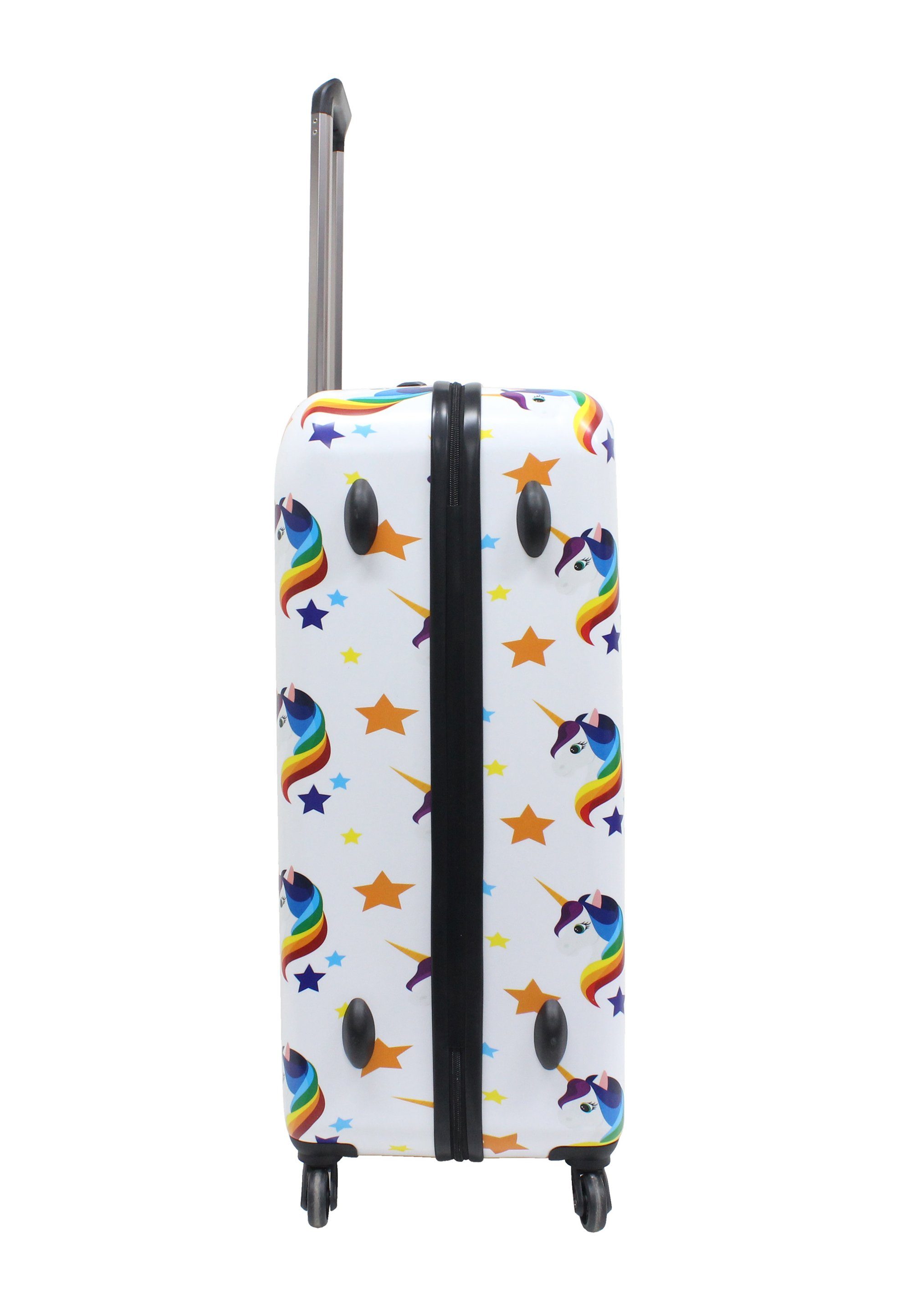 Saxoline® Koffer Unicorn, praktischem mit Zahlenschloss