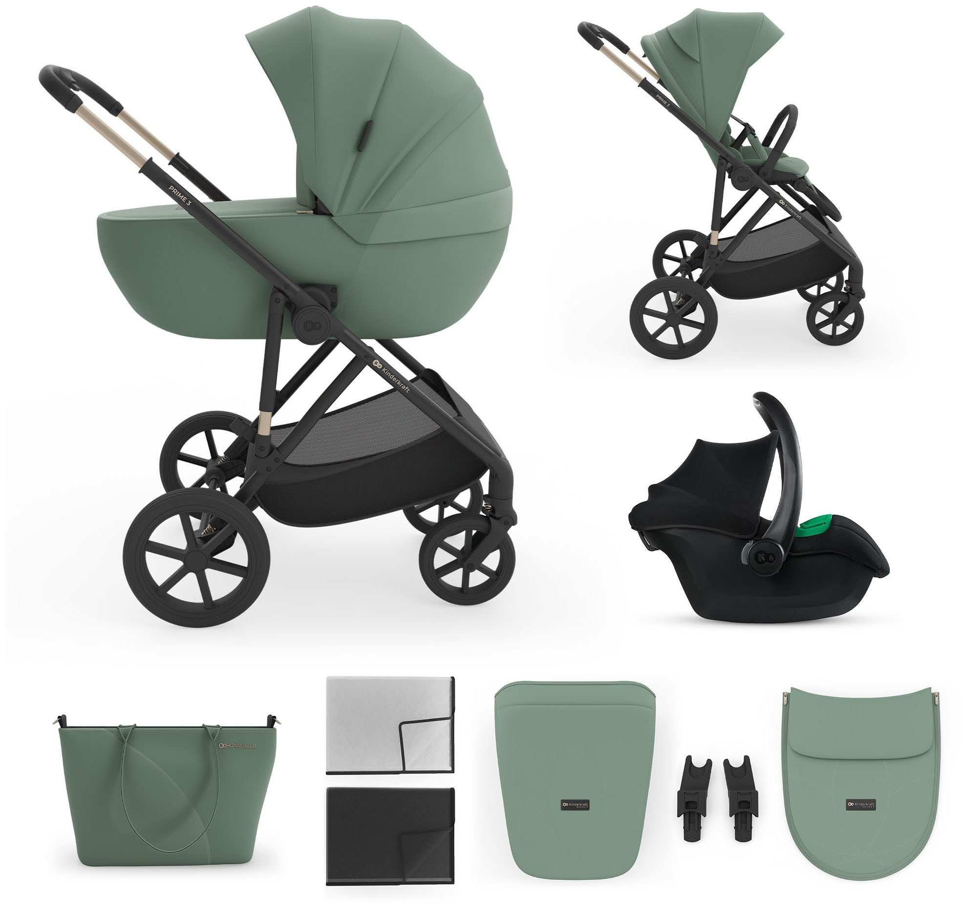 Kombi-Kinderwagen PRIME 3 3in1