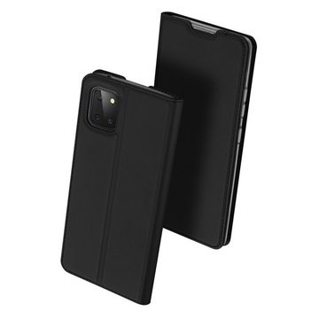 Dux Ducis Handyhülle Hülle "Dux Ducis" für Motorola Moto G60S Schwarz 6,8 Zoll, Kunstleder Schutzhülle Handy Wallet Case Cover mit Kartenfächern