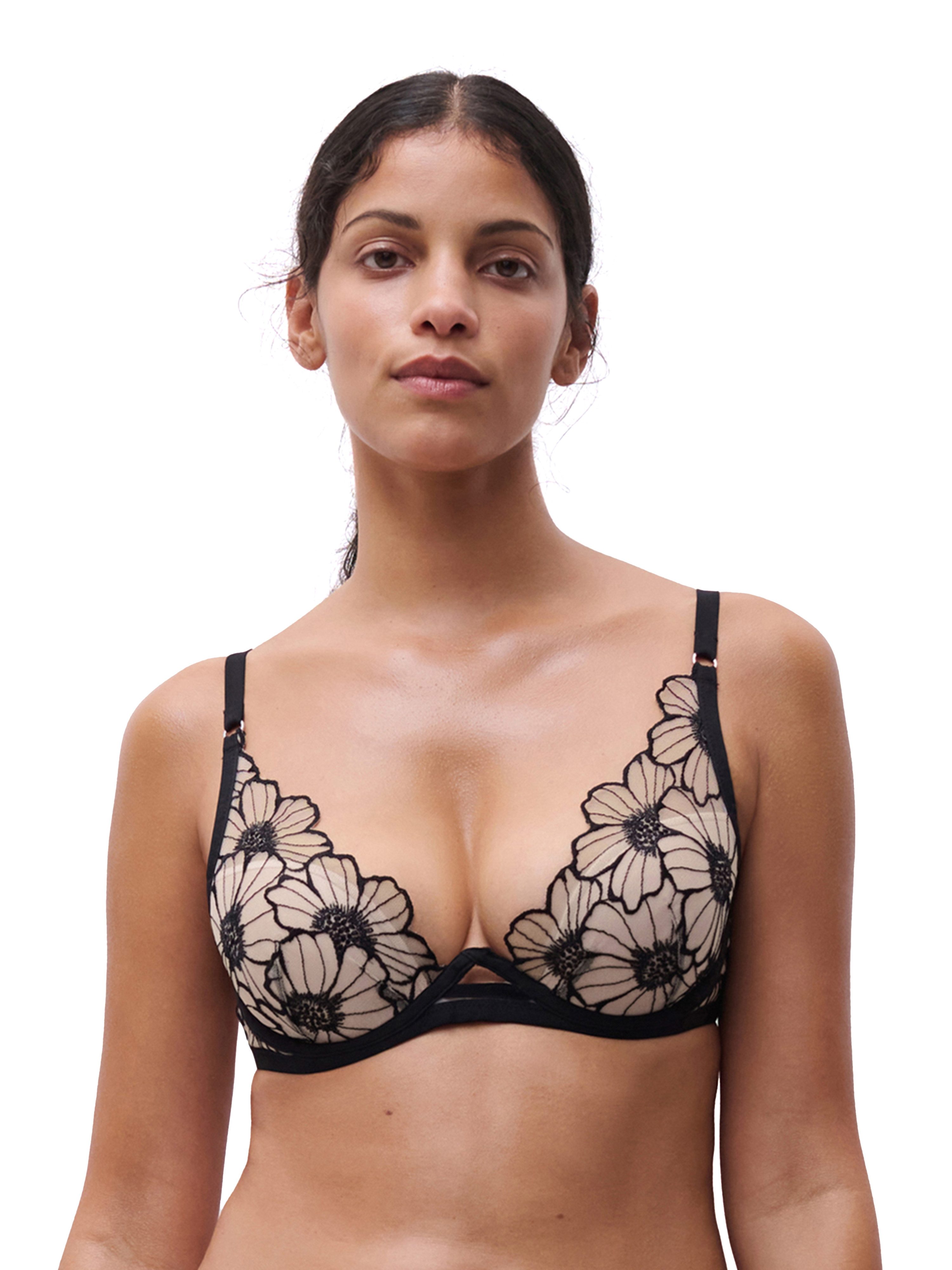 Chantelle T-Shirt-BH LUSH Stickerei, Elastischer Tüll