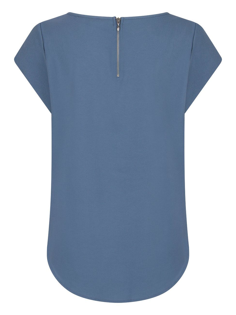 ONLY T-Shirt Damen Top Rundhalsausschnitt Mirage Shirt ONLVIC Regular Blue Basic mit Fit Kurzarm (15284243) Tee (2-tlg)