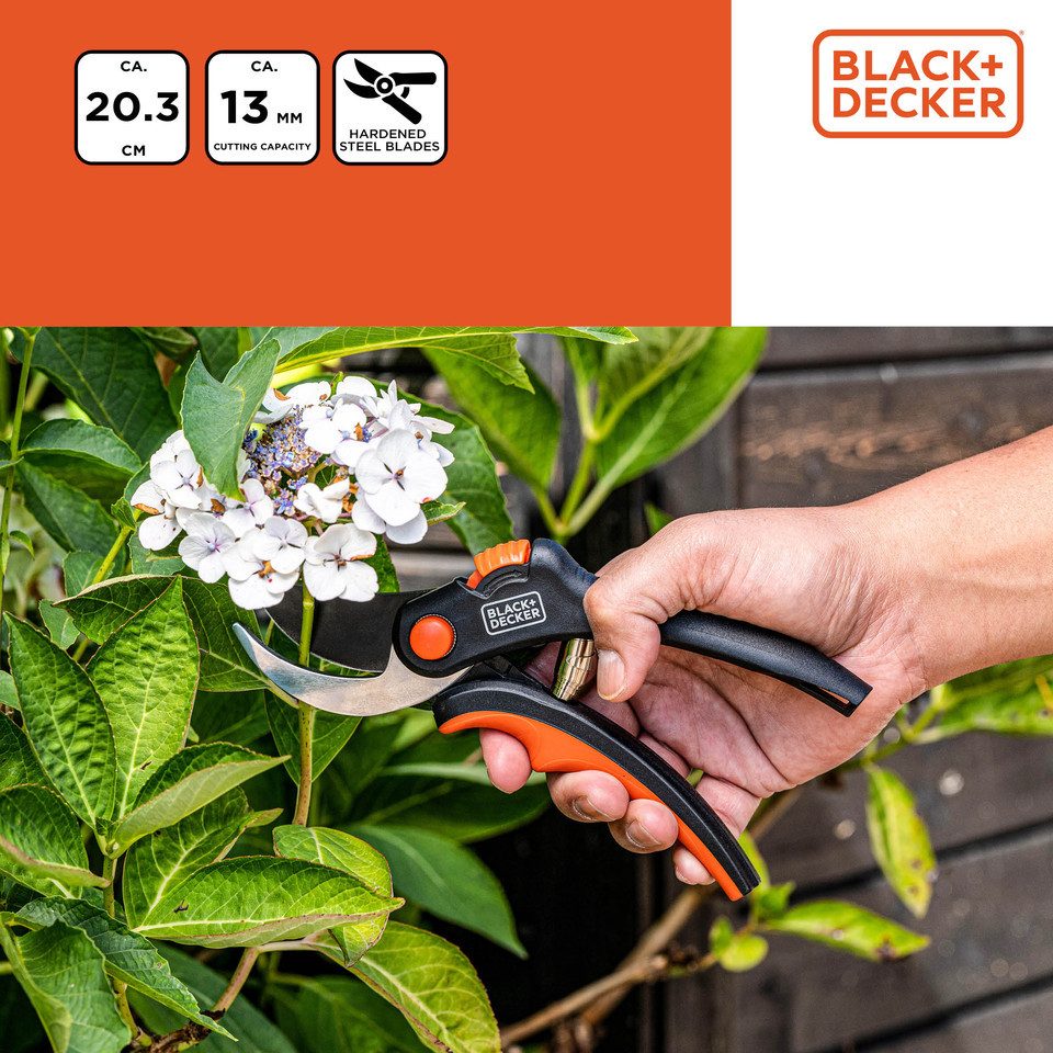 Black + Decker Gartenschere BLACK+DECKER Gartenschere