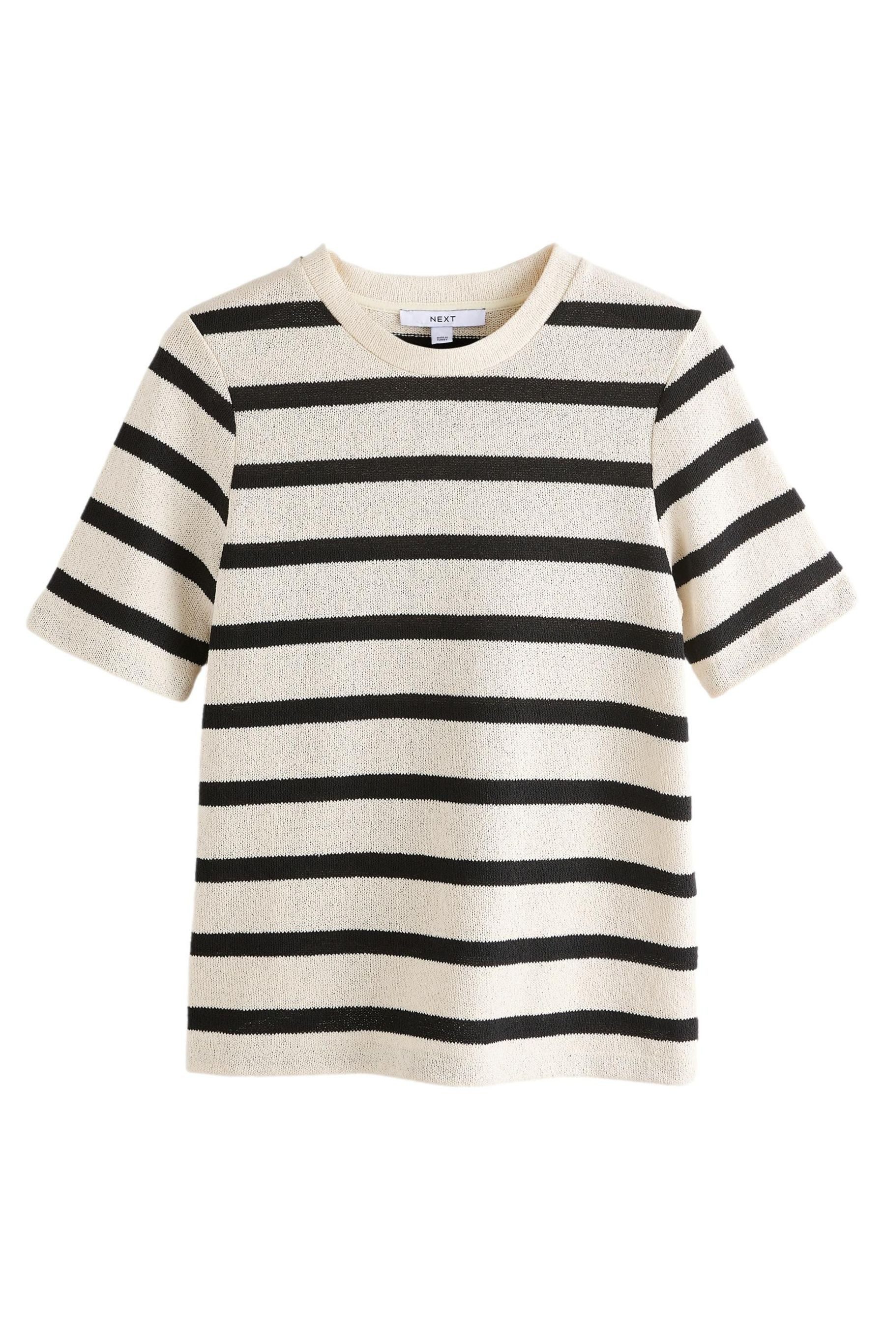 Next T-Shirt Kurzarm-T-Shirt aus Strick mit günstig online kaufen