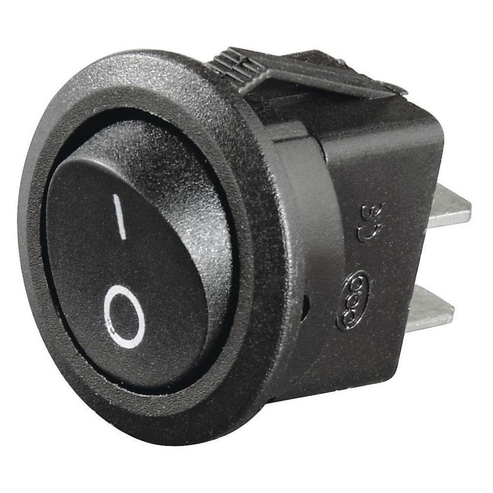 Hama Переключатель Hama Kfz-Wippschalter 10A/12V schwarz für Autos. (Autoanwendungen, Autoanwendungen), Hochwertiger Wippschalter, einfach zu installieren
