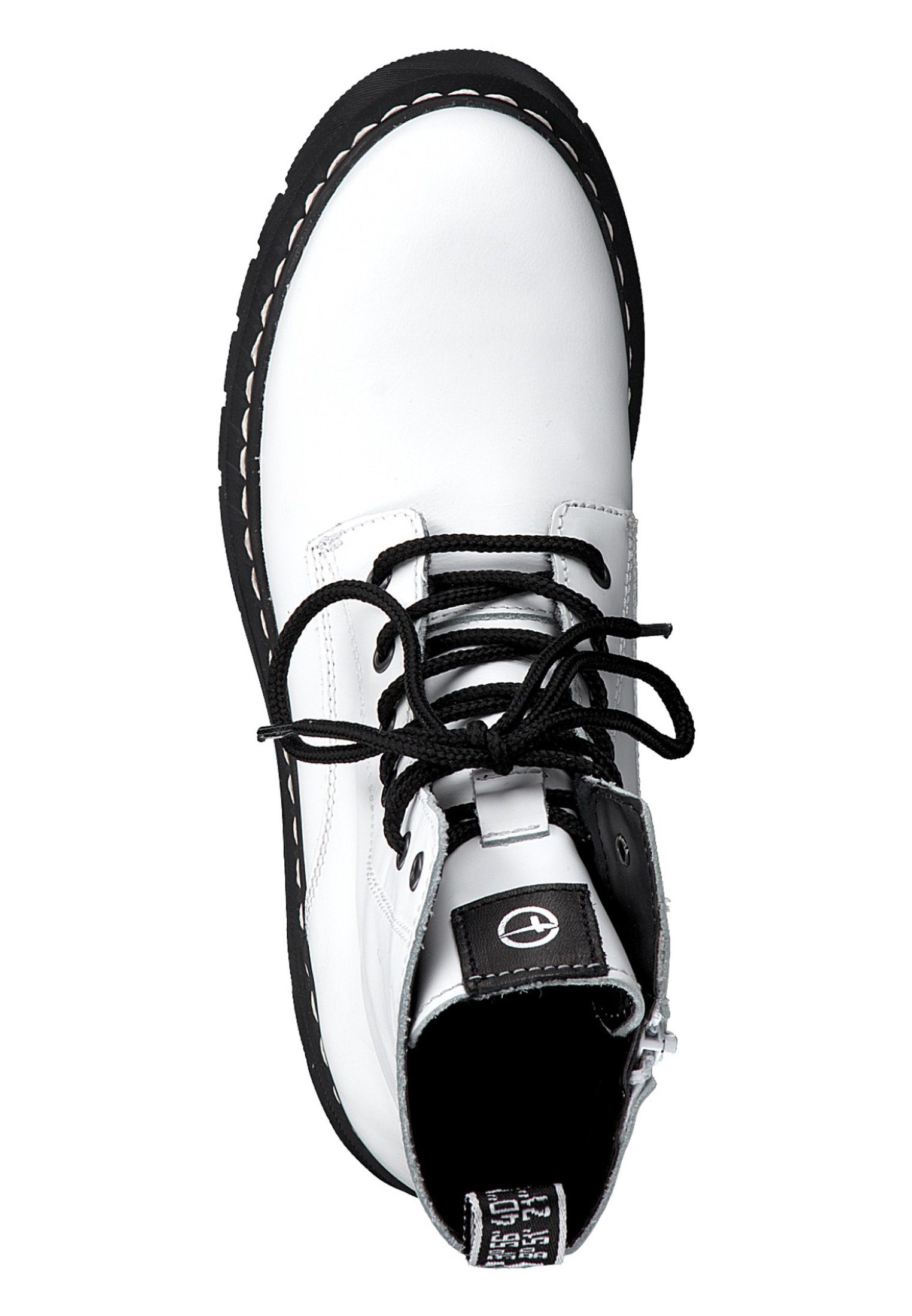 Tamaris 1-25269-25 Schnürrstiefelette 100 WHITE Stiefelette