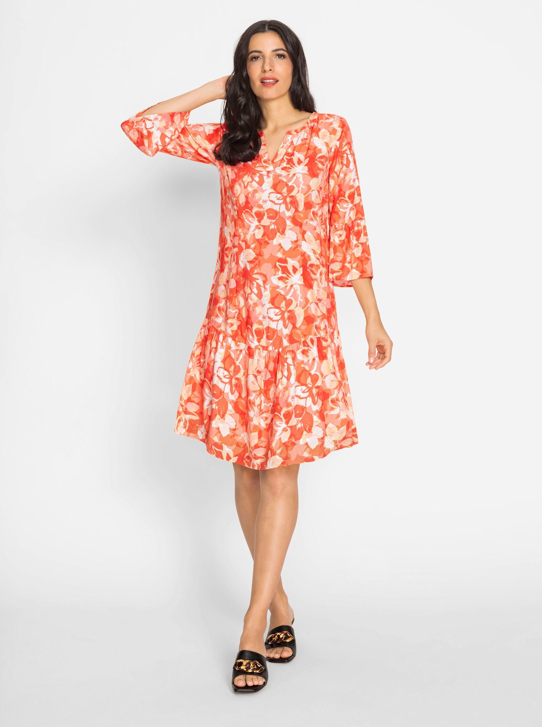 Etuikleid Druck-Kleid