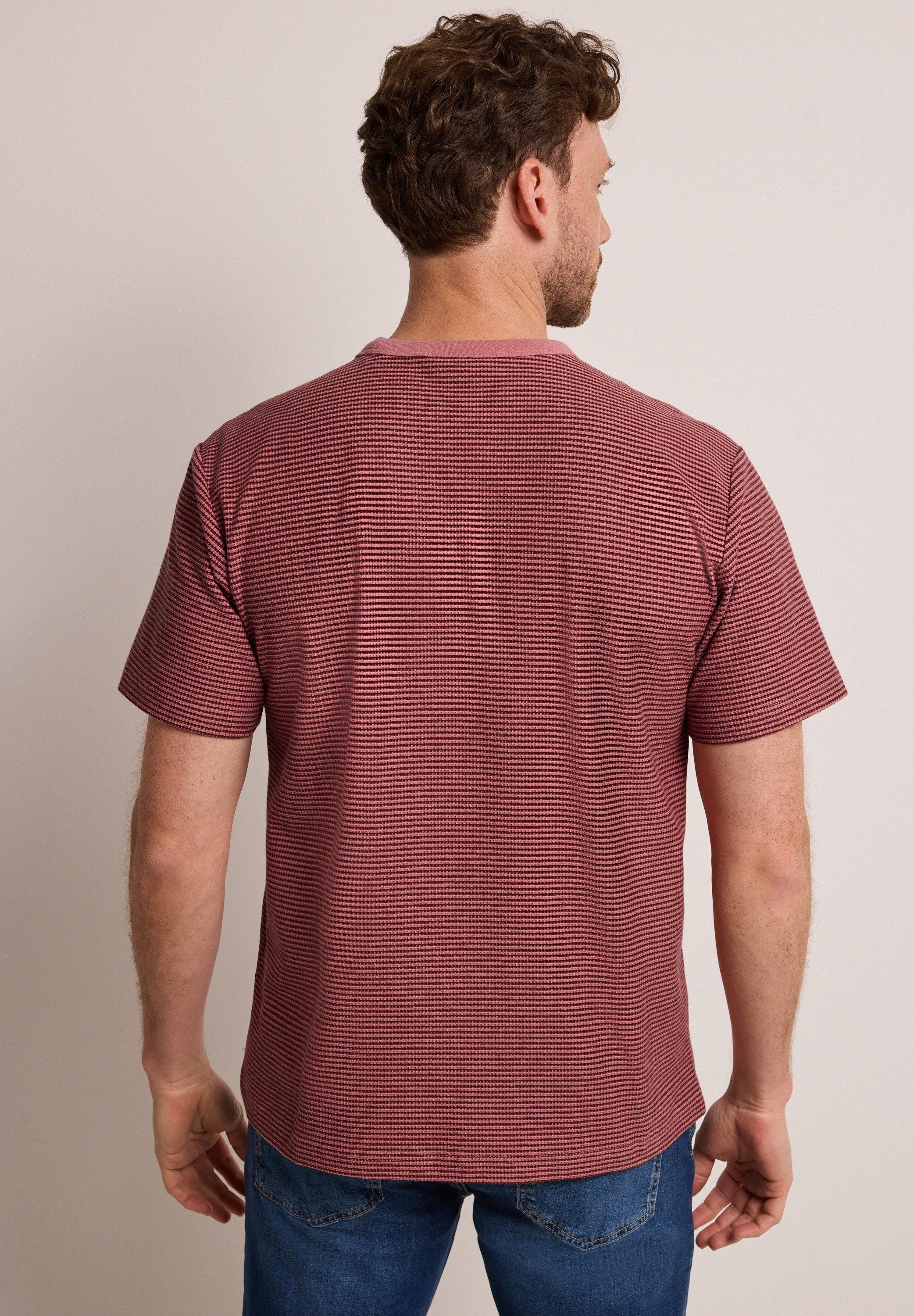 STREET ONE MEN T-Shirt im soften Baumwoll-Mix