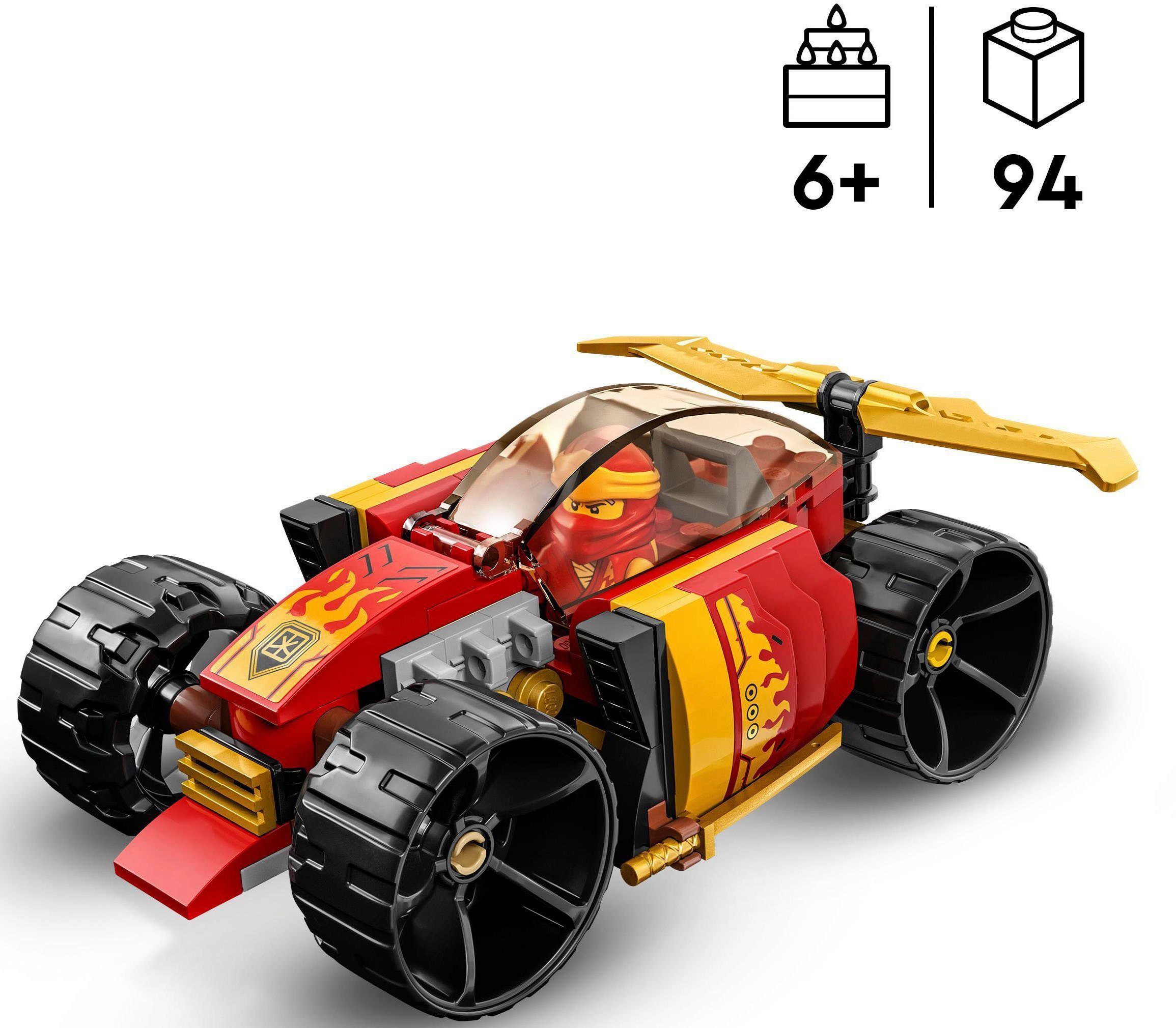 LEGO® Kais Ninja-Rennwagen EVO (71780), LEGO® NINJAGO Konstruktionsspielsteine, (94 St), Made in Europe