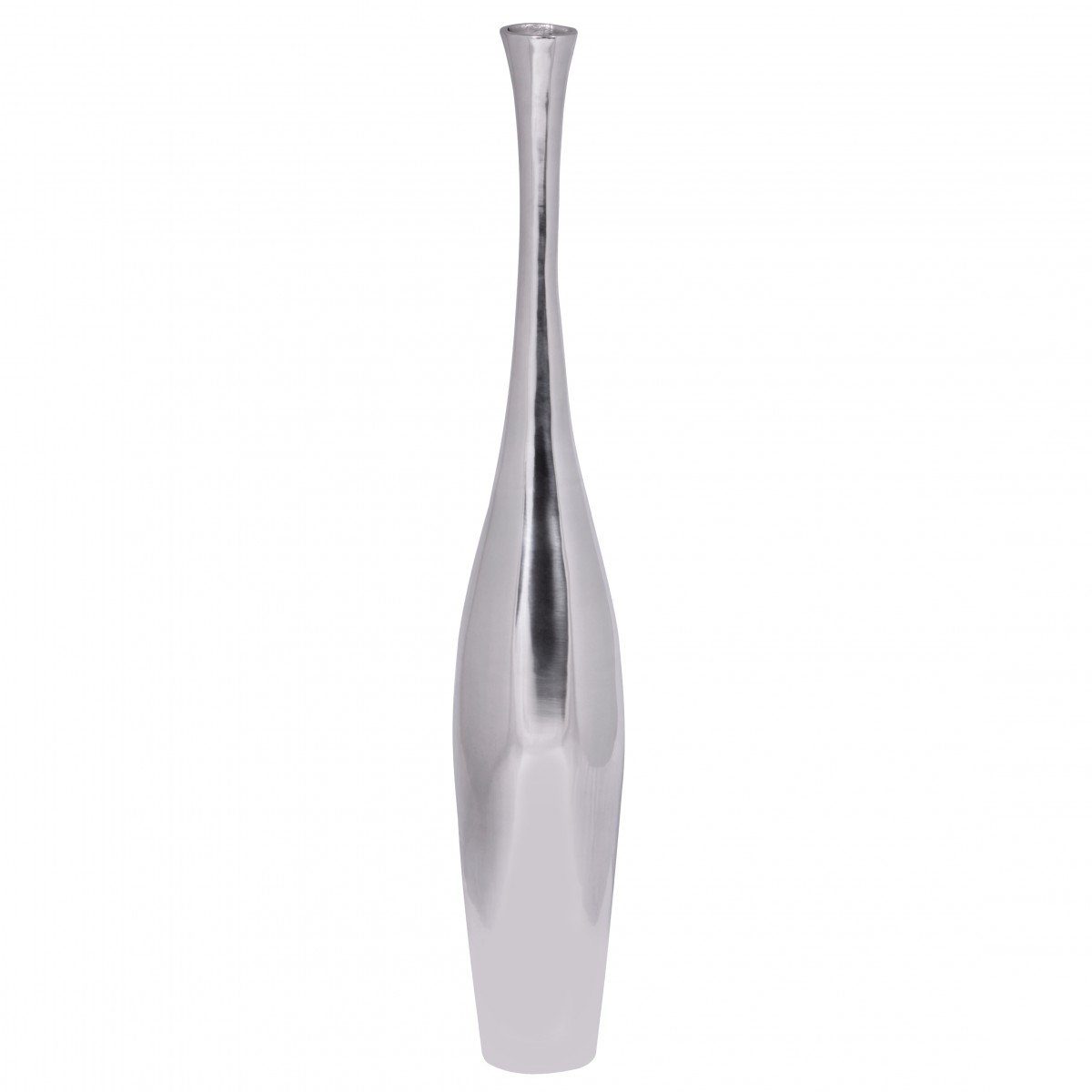 FINEBUY Dekovase SuVa4719_1 Aluminium Blumenvase Alu-Dekoration Wohndeko Fa günstig online kaufen