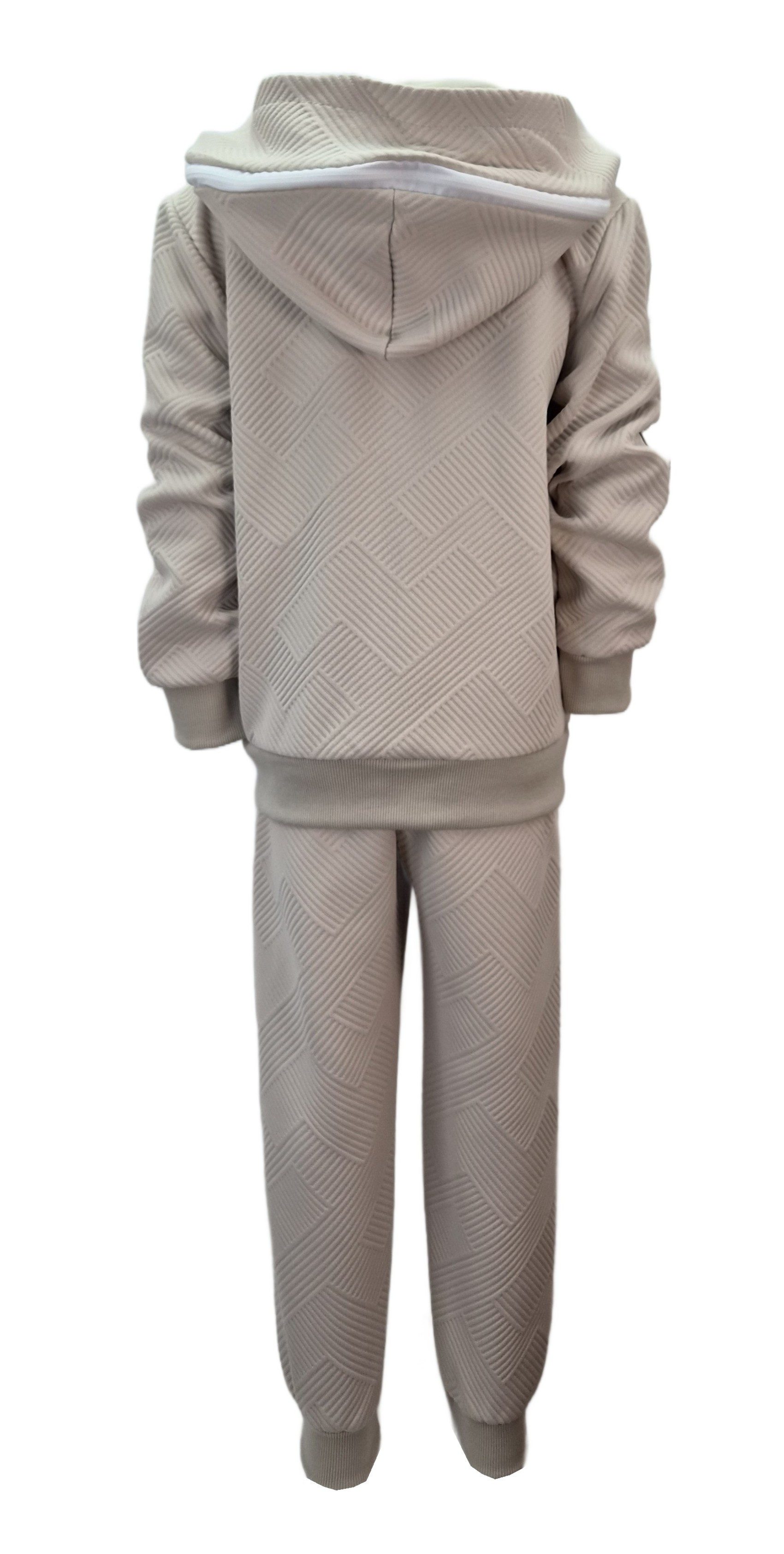 Hessis Freizeitanzug Jogginganzug Trainingsanzug JF7915 (Set, 3-tlg., Jacke, Shirt & Jogginghose) – Bild 5 von 5