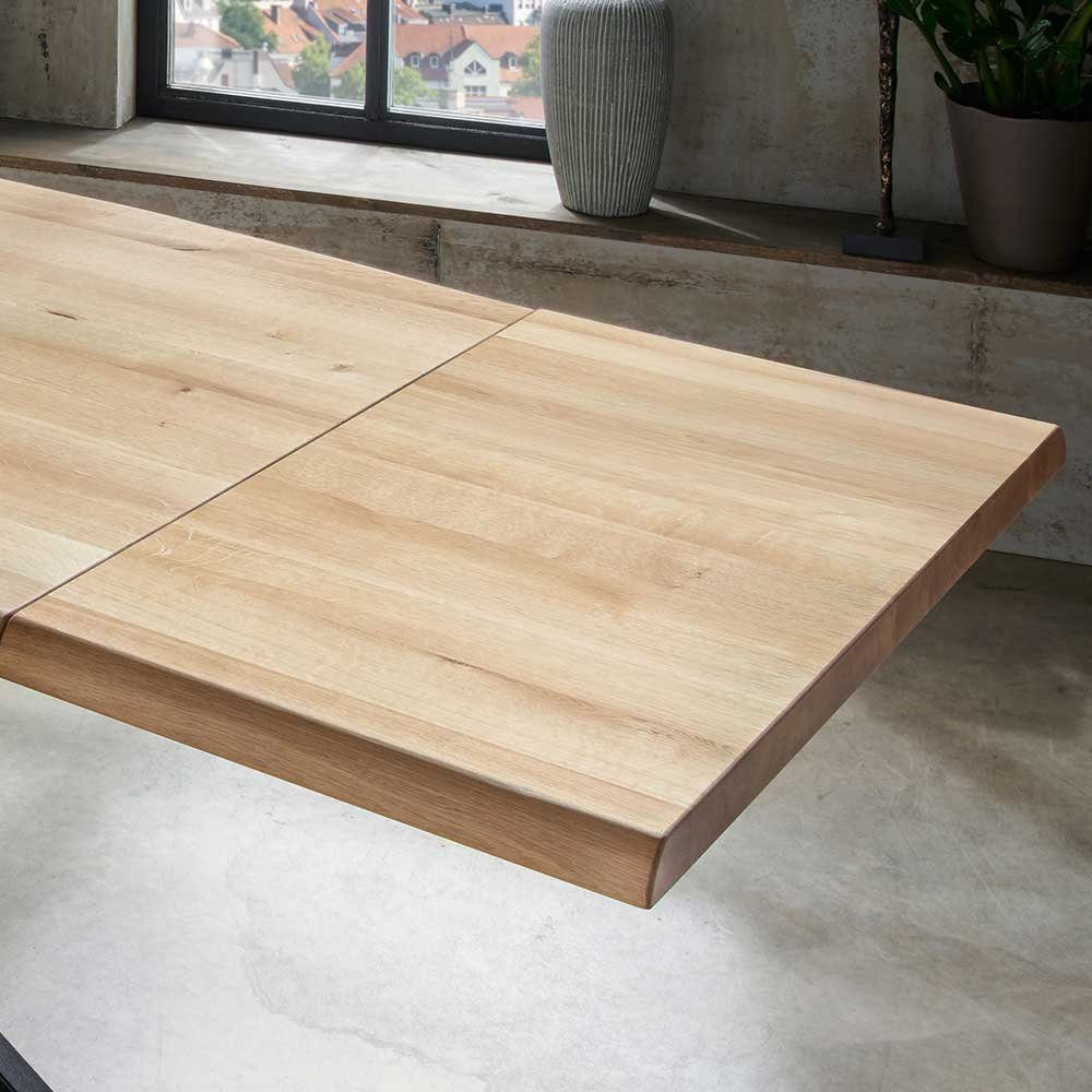 Tischplatte in Bootsform Pharao24 Massivholz, aus mit Studiana, Esstisch
