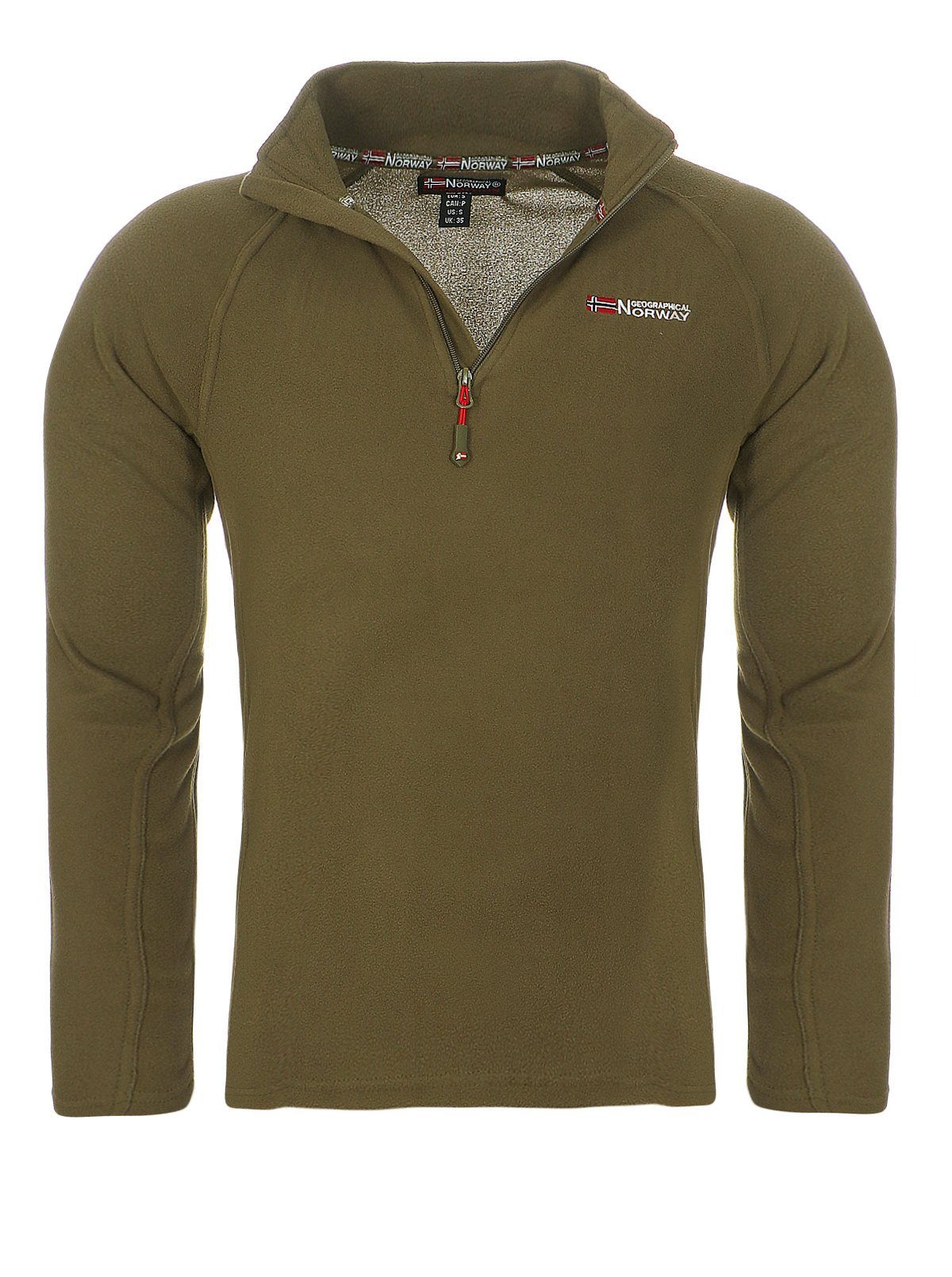 Geographical Norway Fleecepullover Herren leichte Micro Fleece überzieh Pullover Ultraleicht auch in Großen Größen erhältlich