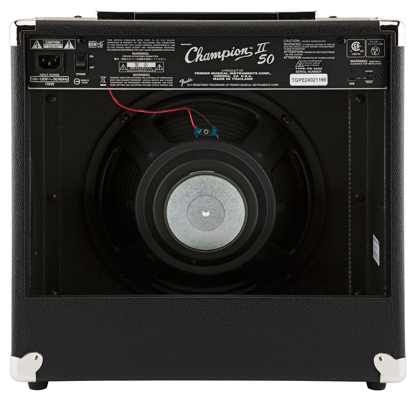 Fender E-Gitarre Fender Champion II 50
