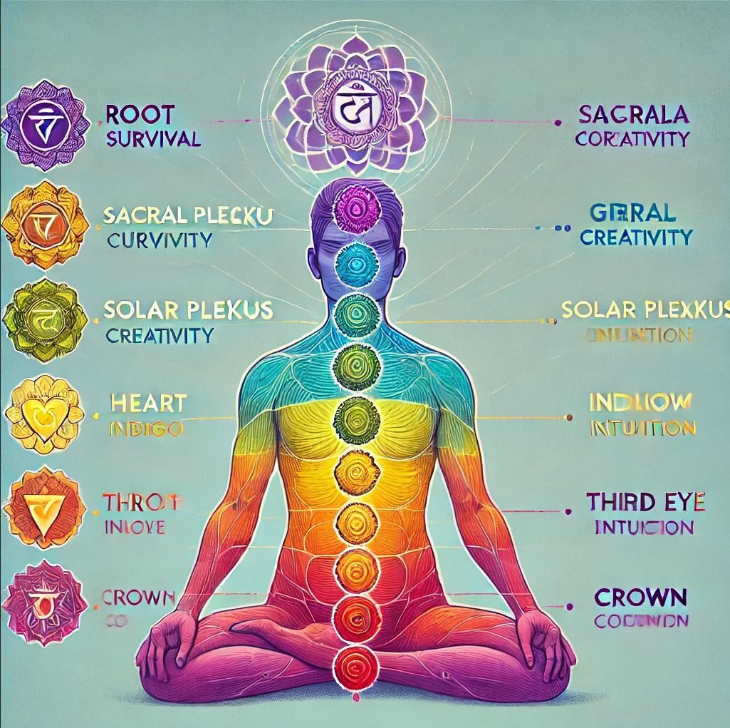 KARMA Perlenarmband Chakra Lavasteine Schwarz bunt Unisex Armband (Armschmuck, Lavasteinarmband Herrenarmband), Chakrenarmband Yoga Glückasarmband Damenarmband – Bild 5 von 5