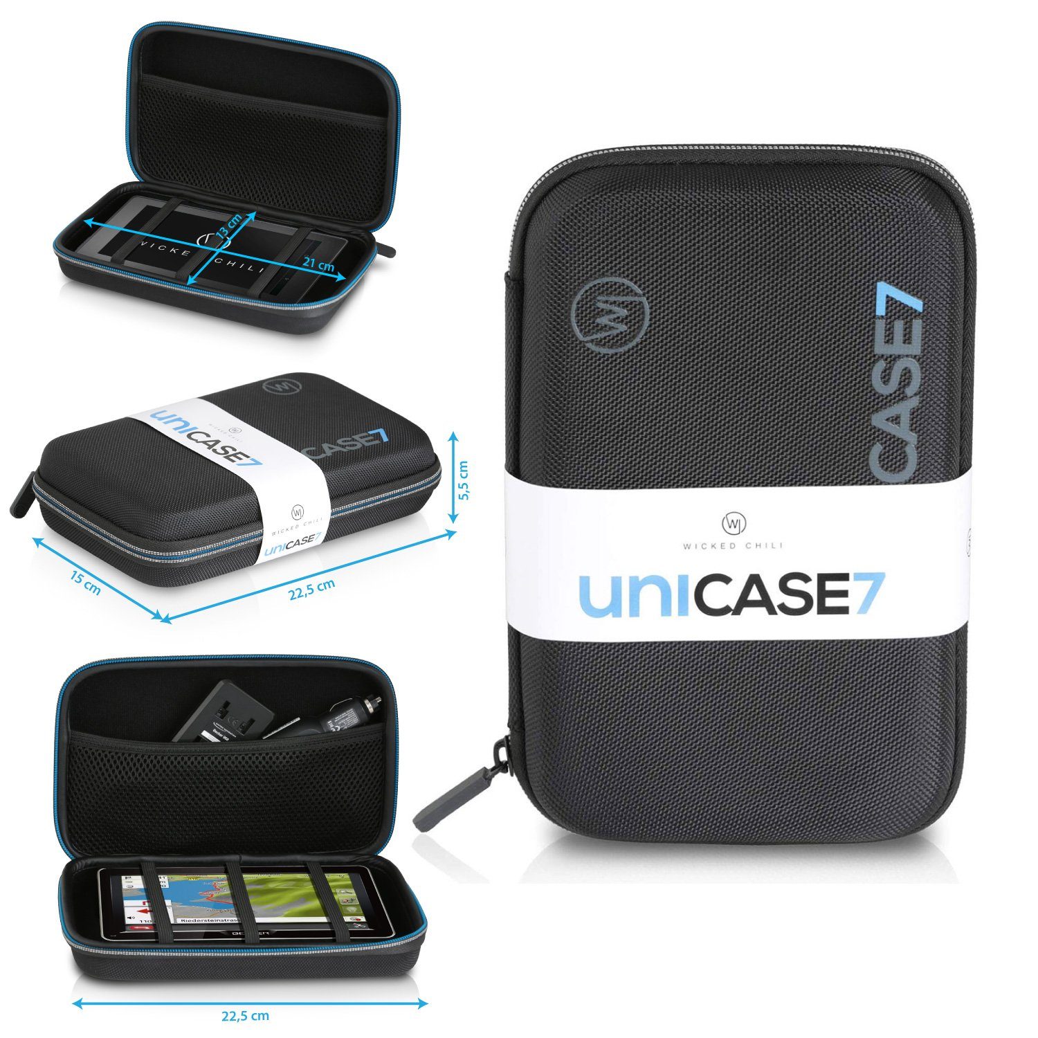 Wicked Chili Etui Tasche für Amazon Kindle Fire 5-7 Zoll, Tablet und Navi 1 günstig online kaufen