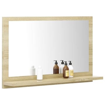 vidaXL Badspiegel Badspiegel Sonoma-Eiche 60x10,5x37 cm Holzwerkstoff (1-St)