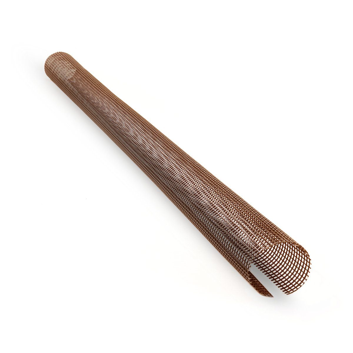 HaGa Dachrinne Dachrinnenschutz 2m lang Laubstop Laubschutz braun, 1-St., Laubschutzgitter,Laubfang, für Dachrinnen 100mm-125mm