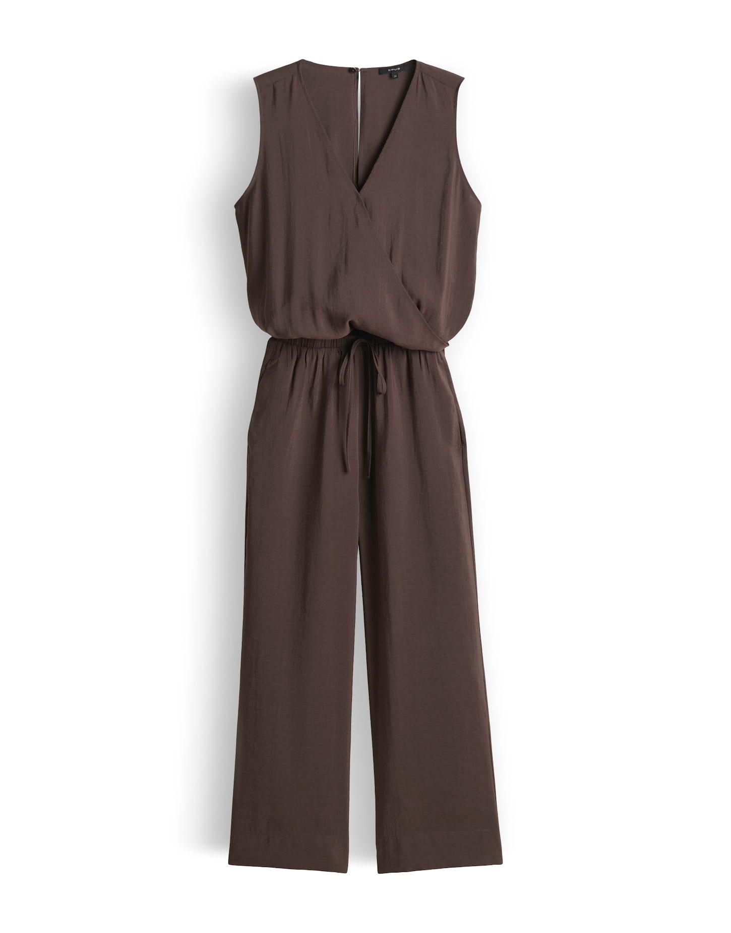 OPUS Jumpsuit Mellao aus glatter Webware mit mattem Glanz Der Wickeleffekt setzt einen modernen Akzent