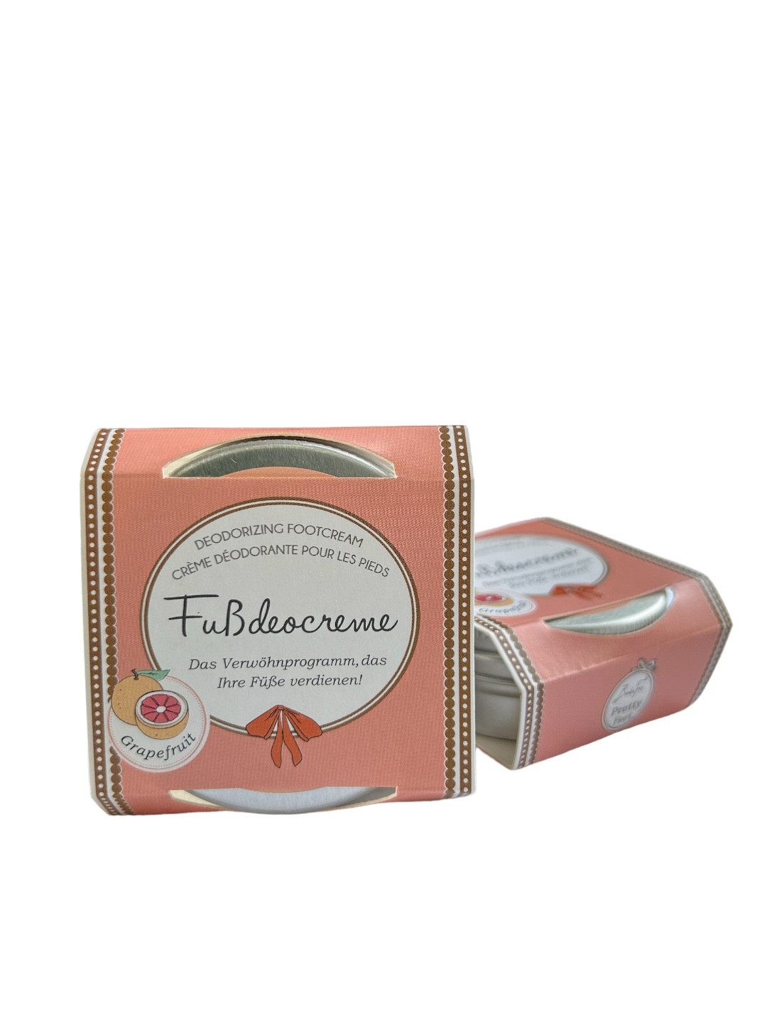 Badefee Fußcreme FP107D, 1-tlg., Fußdeocreme mit Sheabutter, Kokos- und Mandelöl 50 ml