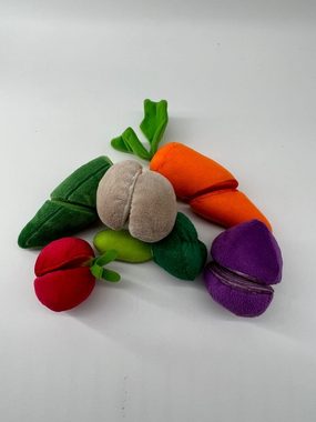 soma Kuscheltier Obstkörbchen Gemüsekorb Einkaufskorb Plüsch Kuschel Zubehör für K (1-St), Super weicher Plüsch Stofftier Kuscheltier für Kinder zum spielen