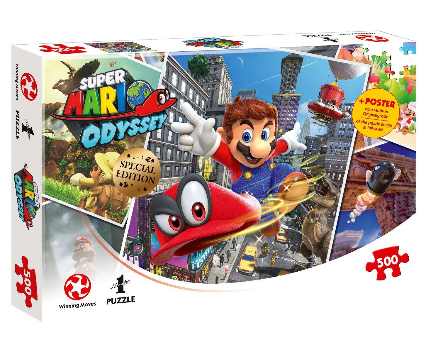 Traveler, Mario Moves Odyssey Puzzleteile Puzzle 500 Winning Super Puzzle World