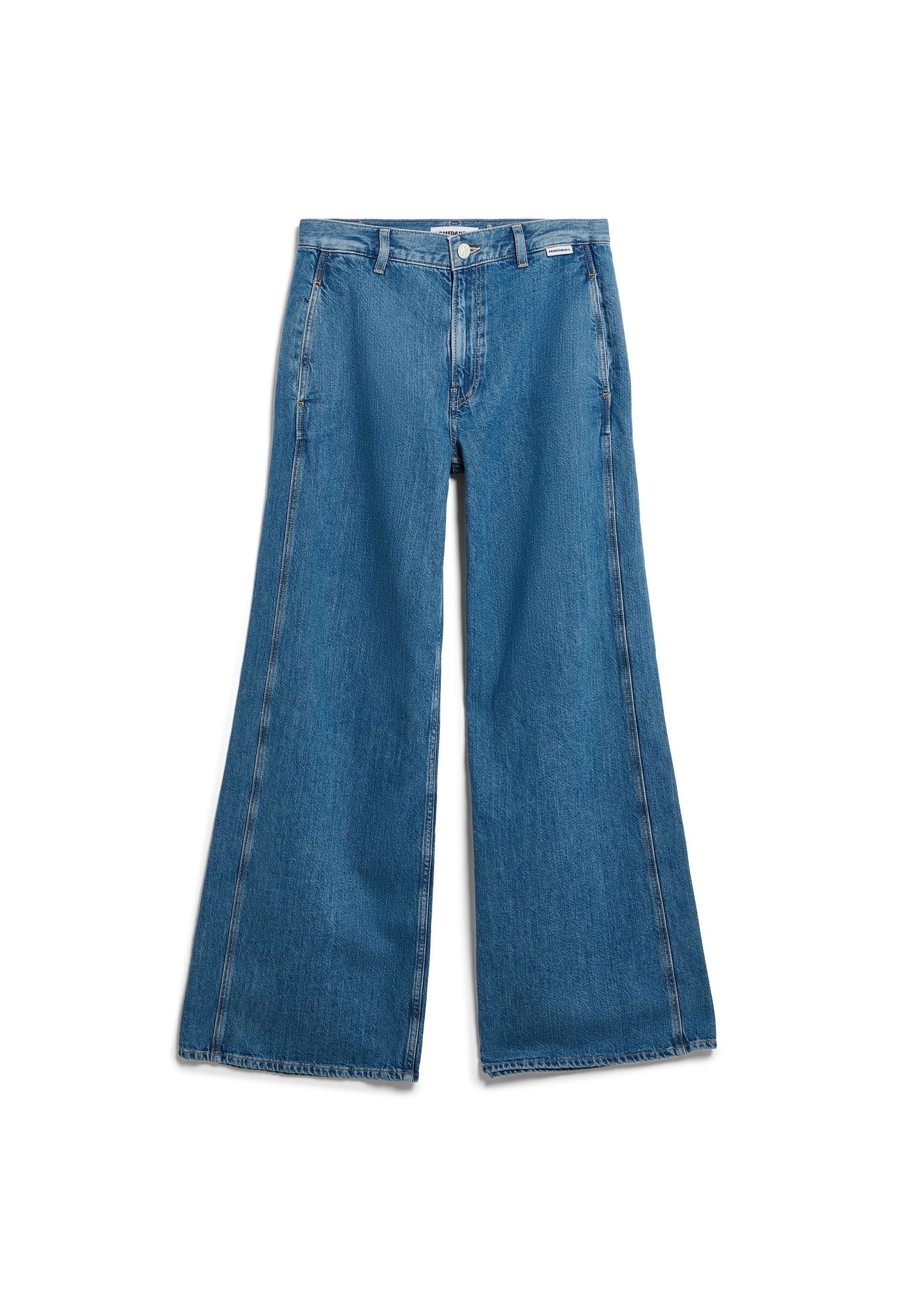 Loose-fit-Jeans LINO BLEND Leinen-Mix