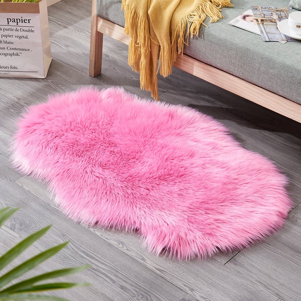 BTTO TEPP Hochflor-Teppich Fellteppich,Kunstfell,Weich,Hochflor Shaggy Tepp günstig online kaufen