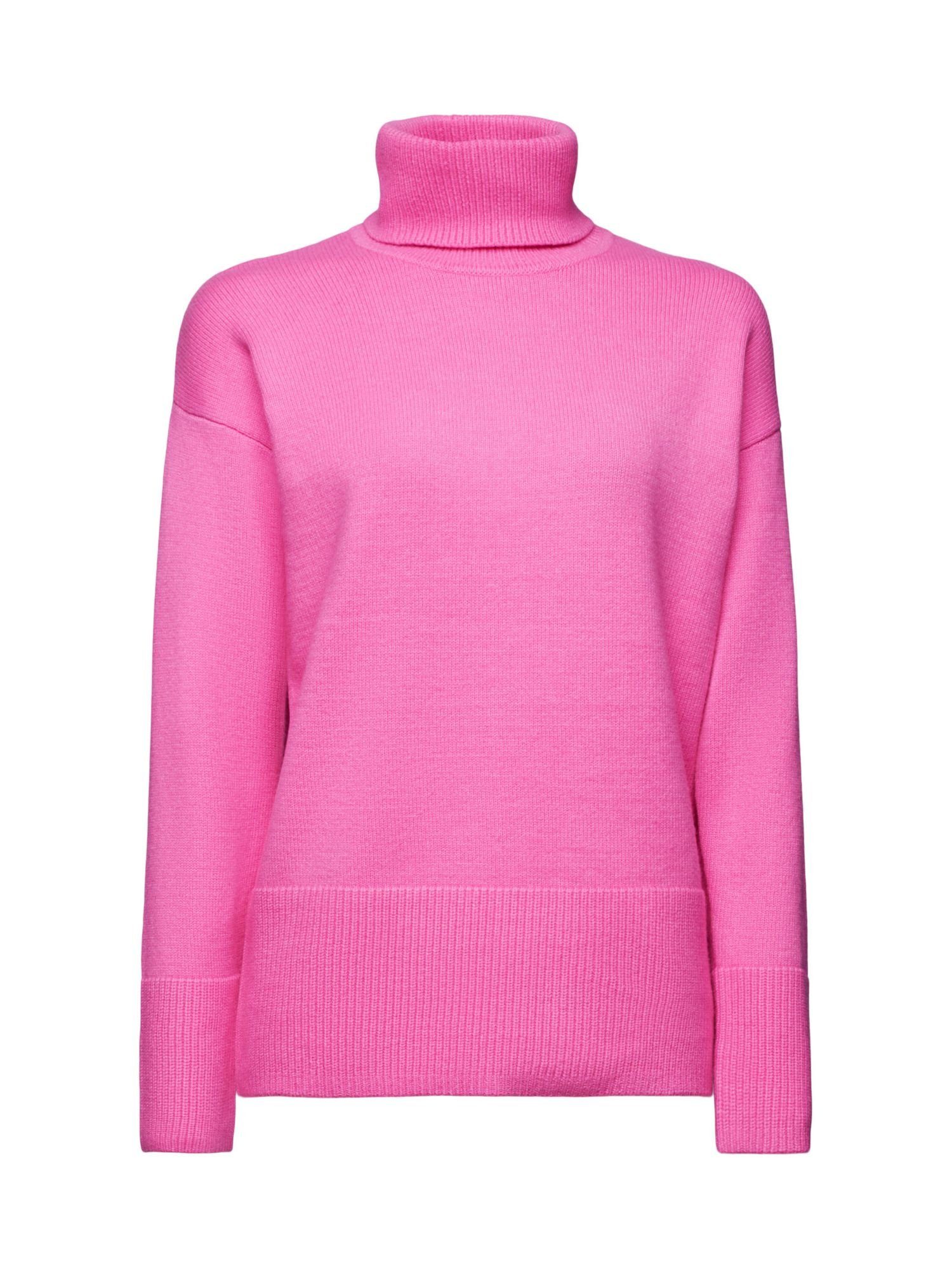 Esprit Rollkragenpullover Sweaters PINK FUCHSIA