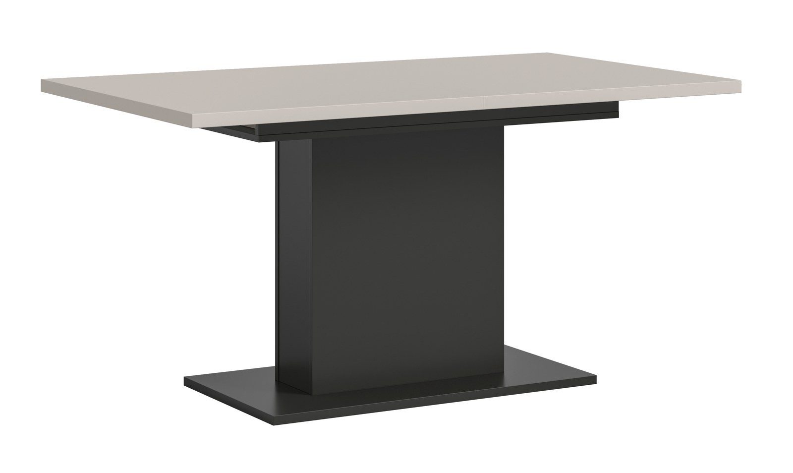 Aileenstore Esstisch OSLO, 150 cm Breite, Kaschmir, 2-teilig