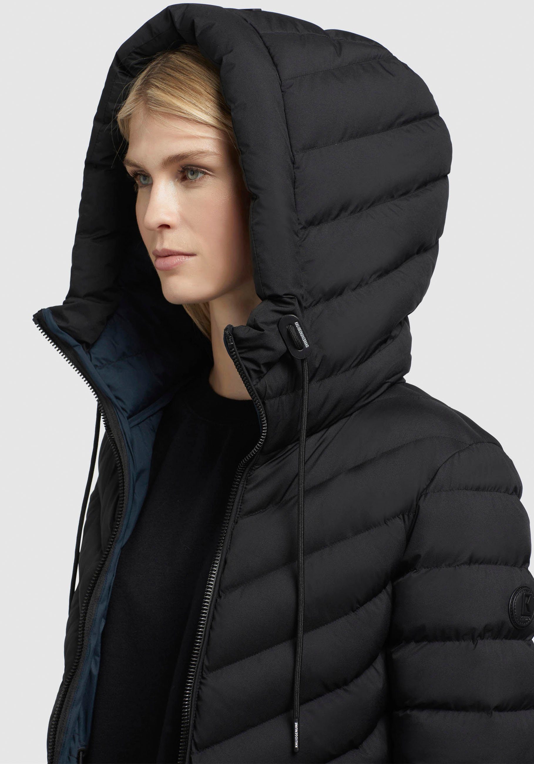 khujo Steppjacke TCHIN MATT BLACK