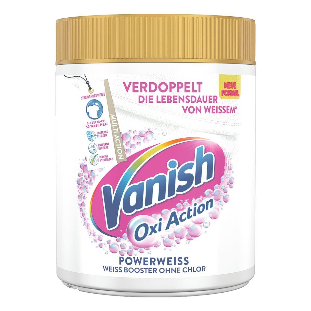 VANISH Oxi Action Pulver Powerweiss Fleckentferner (ohne Chlor)