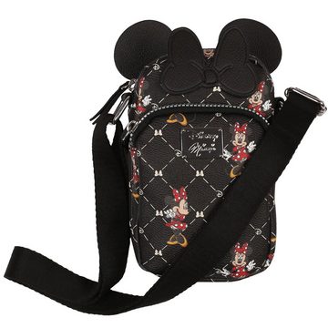 Sarcia.eu Umhängetasche Minnie Mouse Disney schwarz Umhängetasche mit Schleife 18x10x5cm