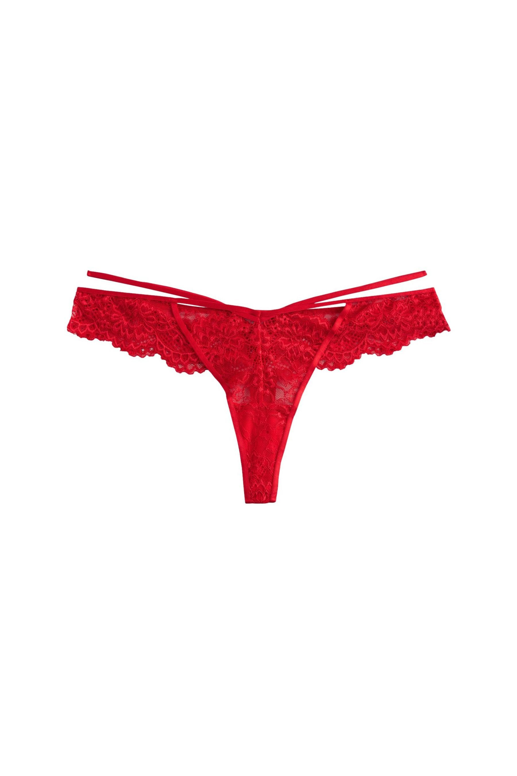 String Spitzen-Tanga