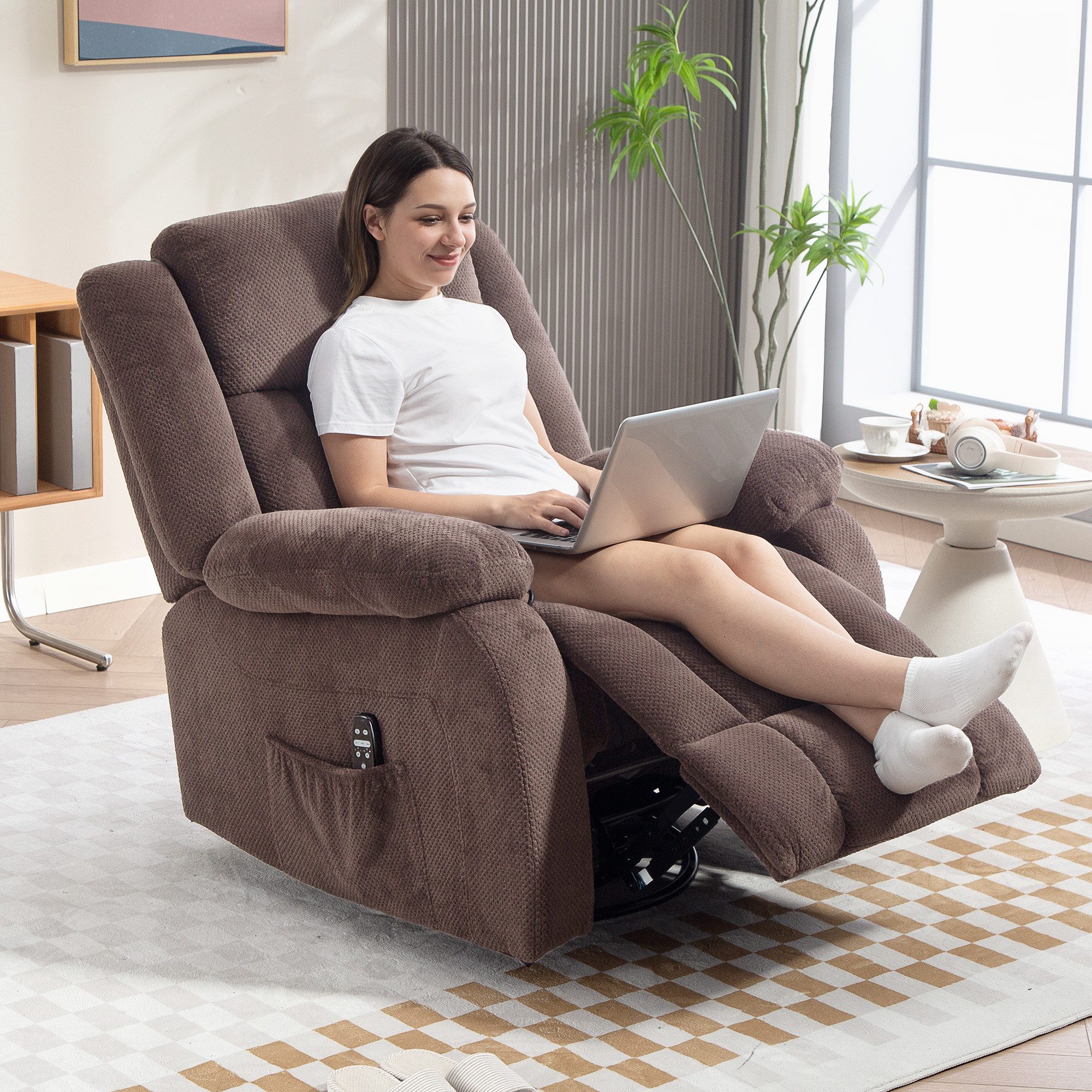 HOMCOM Massagesessel 8 Vibrationspunkte, 5 Modi günstig online kaufen