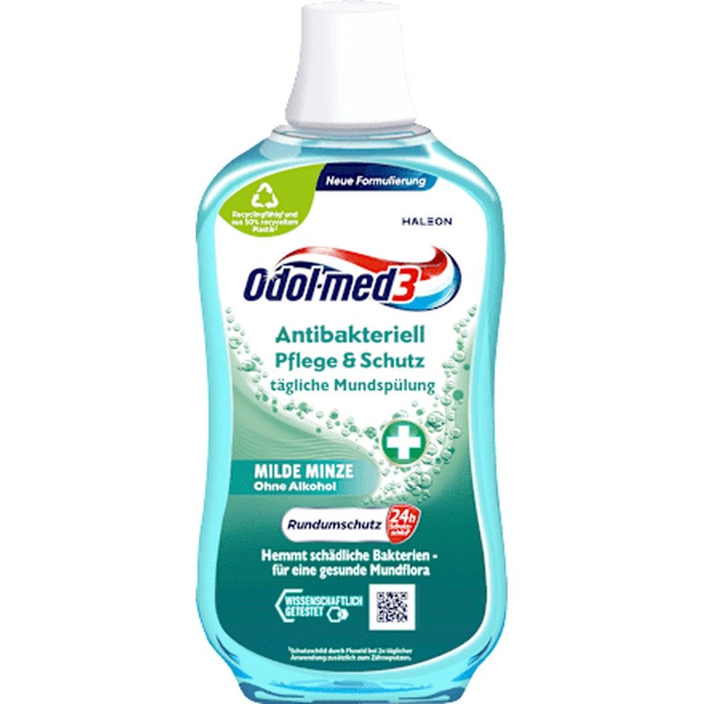 Odol Mundspülung Odol-med3® ANTIBAKTERIELL PFLEGE & SCHUTZ Mundspülung