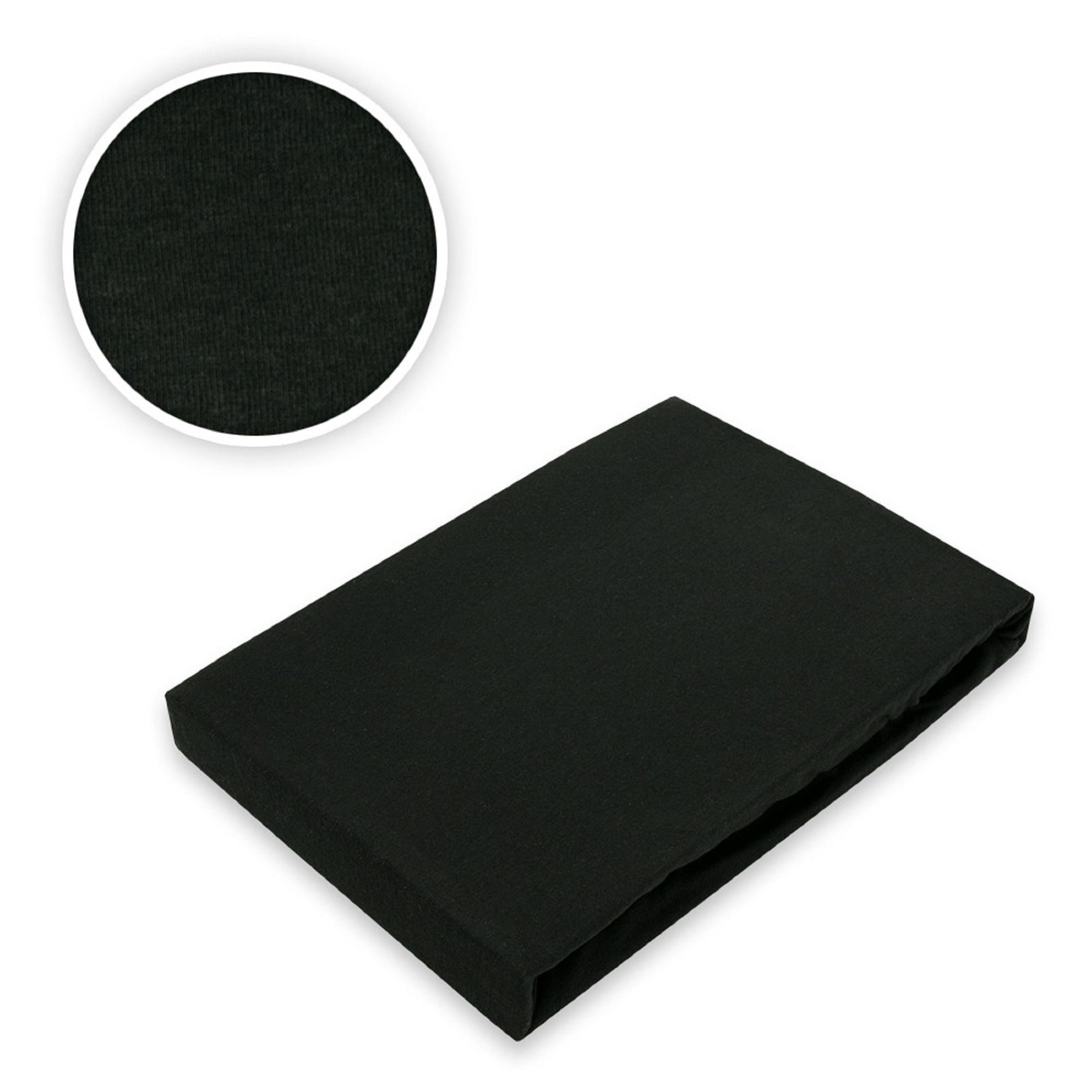 EXKLUSIV HEIMTEXTIL Spannbettlaken Microfaser Spannbettlaken Rundumgummizug, Microfaser, Gummizug: rundum, (1 Stück), mit Rundumgummizug
