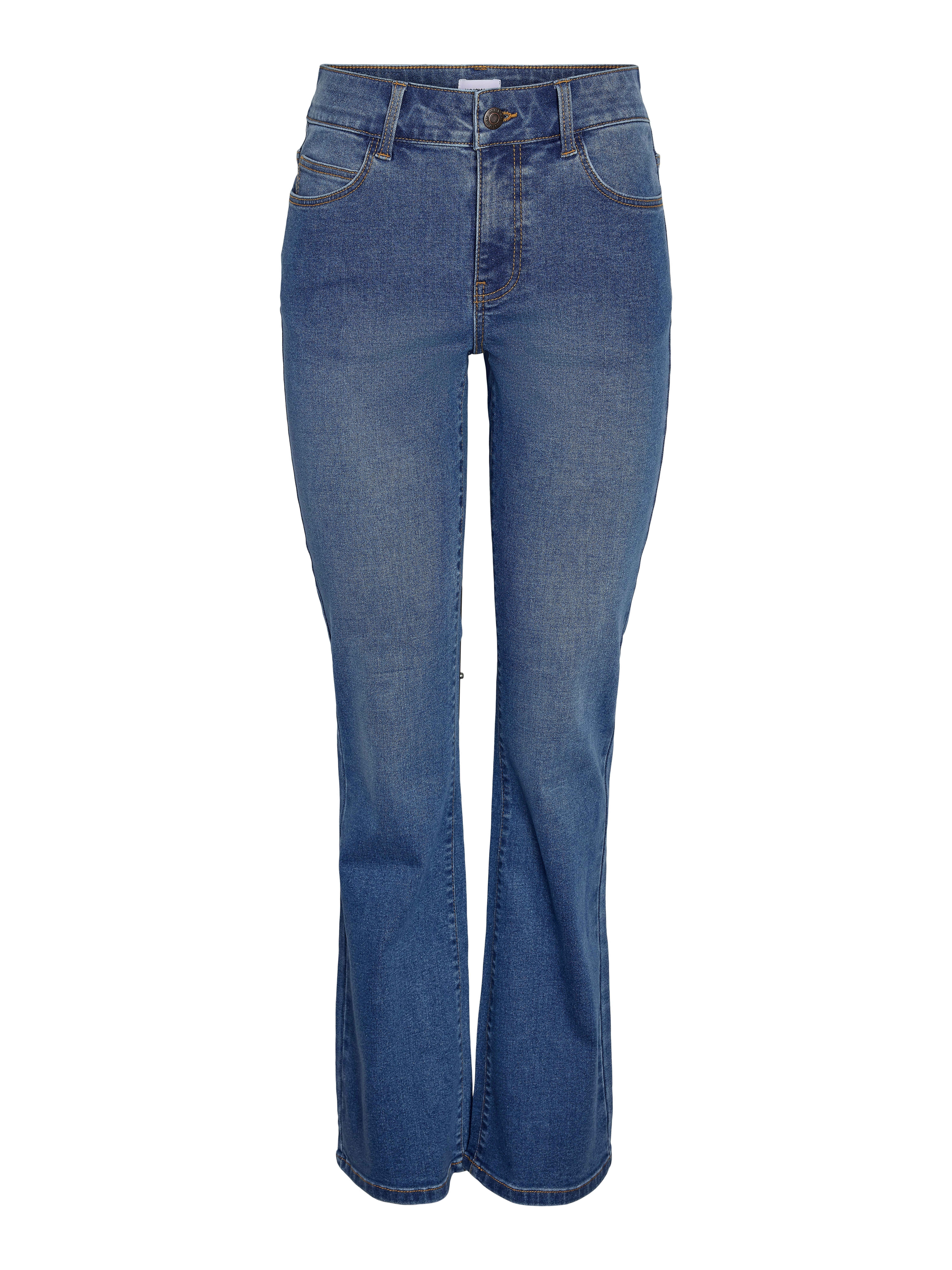 Noisy may Bootcut-Jeans NMSTEVIE MW BOOTCUT JEANS VI632MB Baumwollmischung