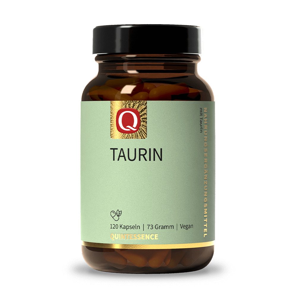 Quintessence Taurin -100 % Taurin, eine körpereigene Aminosulfonsäure - 120 Kapseln, 73 g