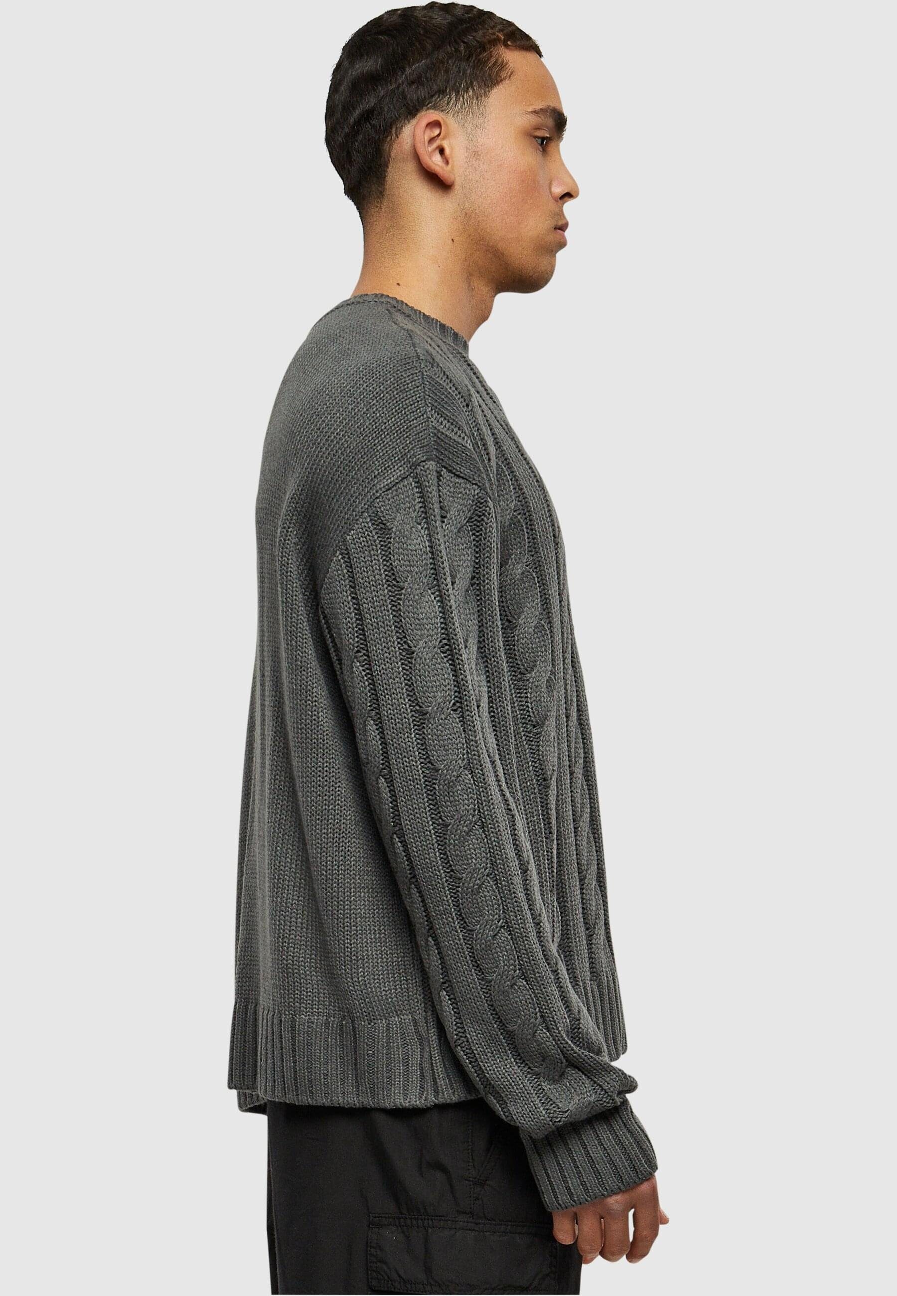 Boxy Sweater URBAN darkshadow Strickpullover CLASSICS Herren (1-tlg)